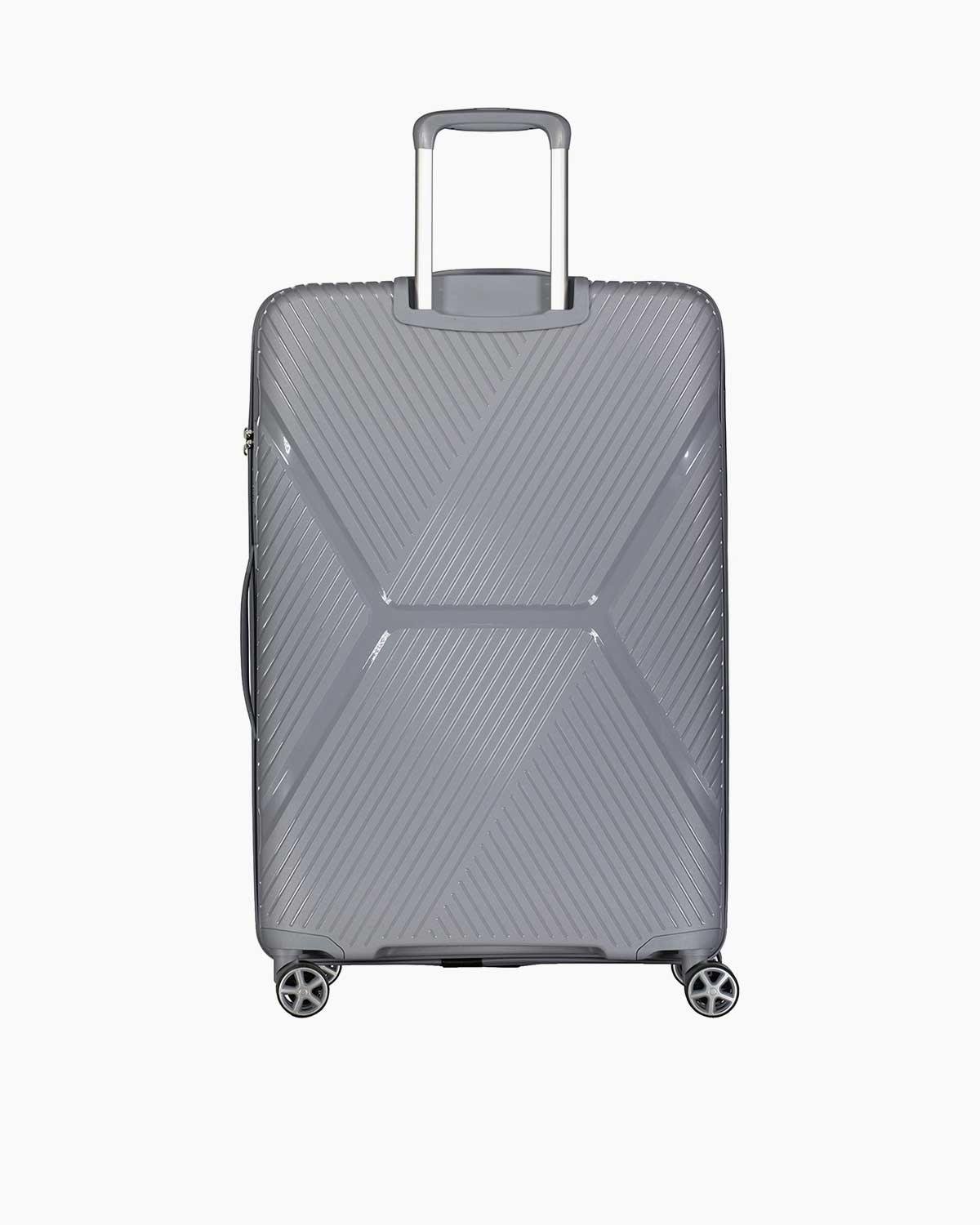 Benetton Büyük Boy %100 Polipropilen Valiz Gri Bnt3000