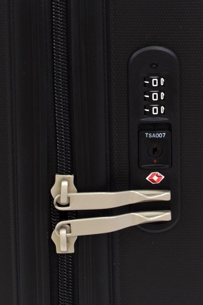 Benetton Büyük Boy %100 Polipropilen Valiz Siyah Bnt1000