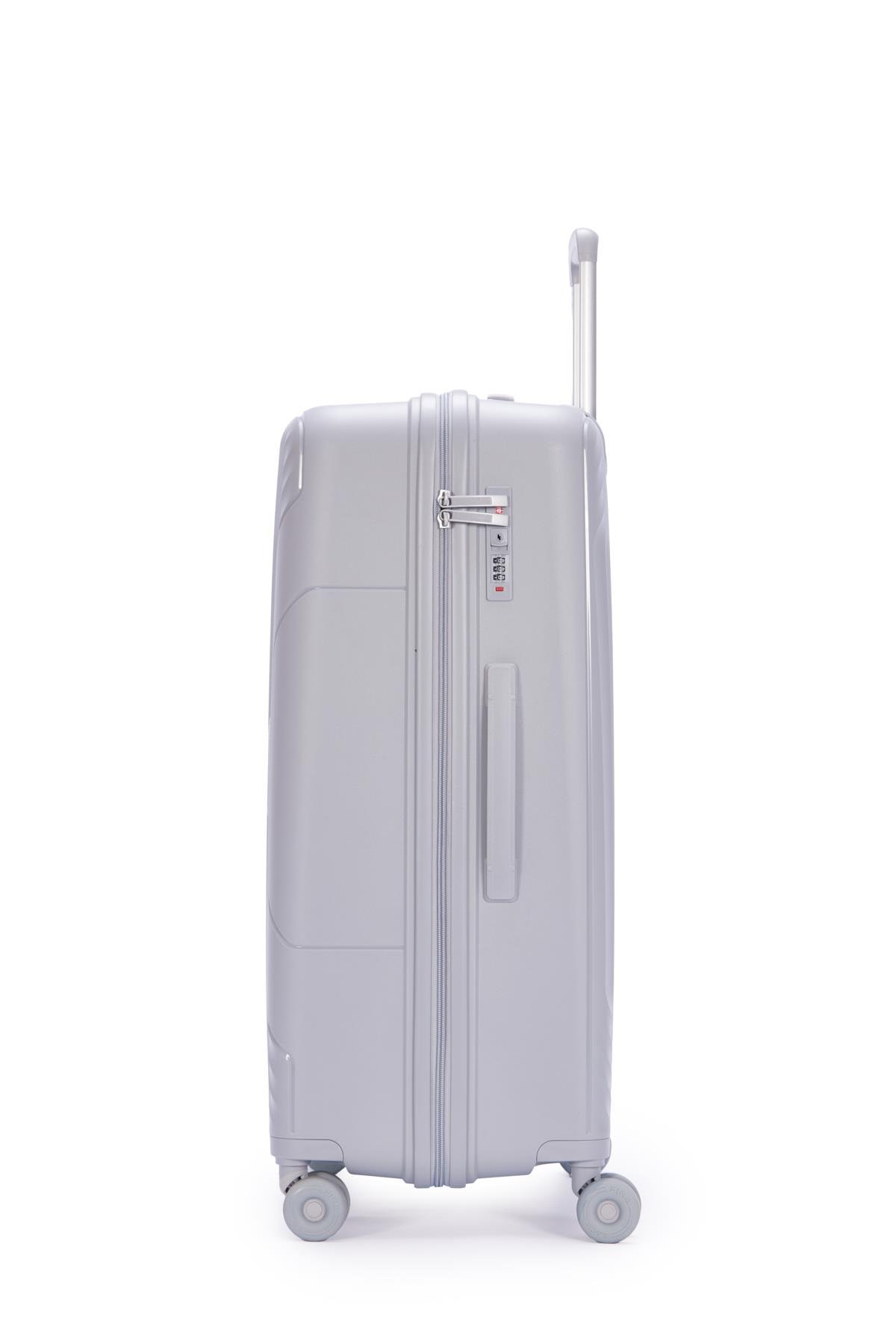 Benetton Büyük Boy %100 Polipropilen Valiz Açık Gri 14Bnt8001