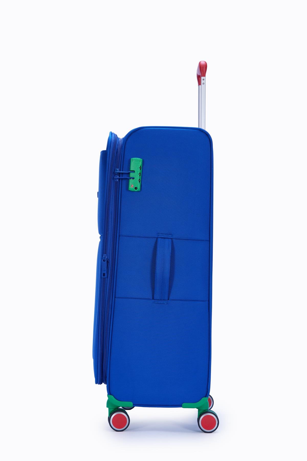 Benetton Büyük Boy Kumaş Valiz Saks Mavi Bnt2800