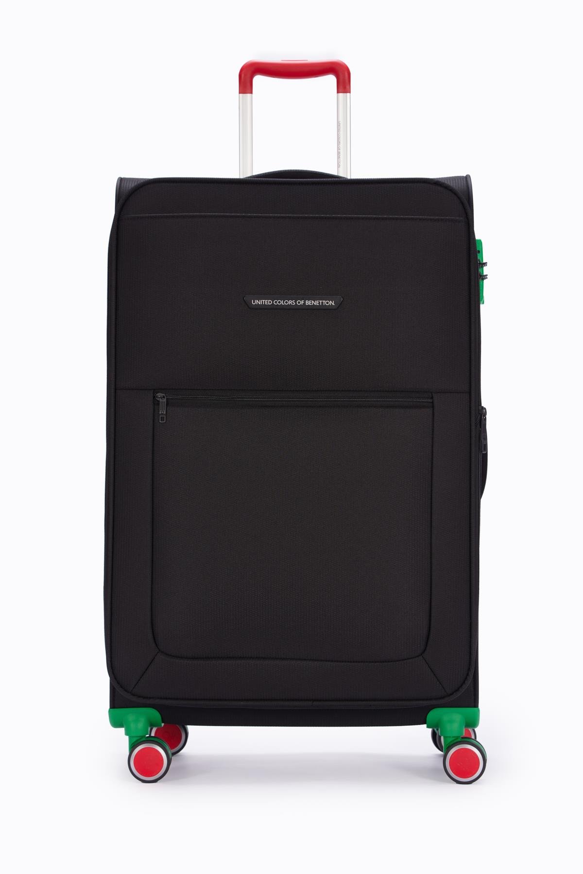 Benetton Büyük Boy Kumaş Valiz Siyah Bnt2800