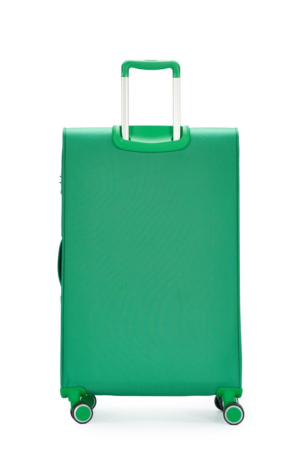 Benetton Büyük Boy Kumaş Valiz Yeşil Bnt2400