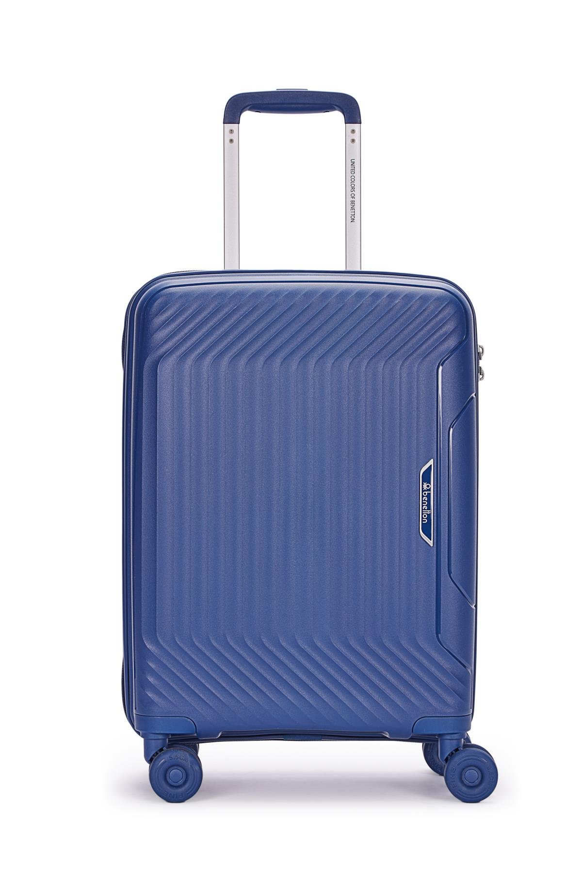 Benetton Kabin Boy %100 Polipropilen Valiz Koyu Mavi 14Bnt8001