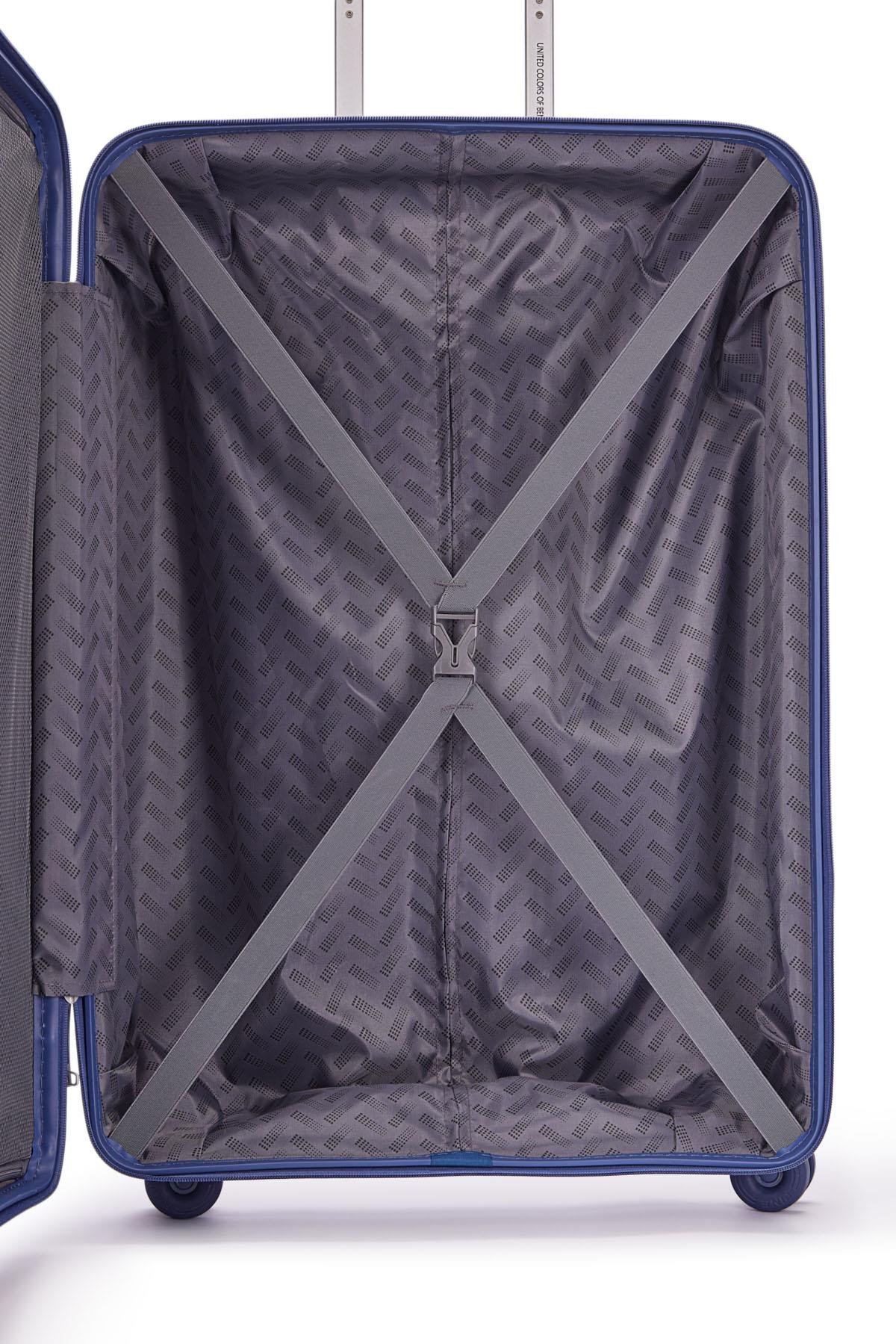 Benetton Kabin Boy %100 Polipropilen Valiz Mavi 14Bnt8002