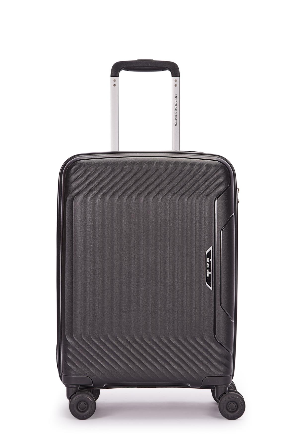 Benetton Kabin Boy %100 Polipropilen Valiz Siyah 14Bnt8001