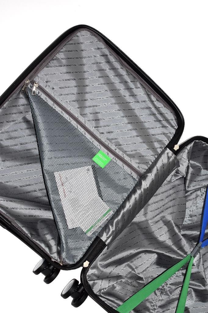Benetton Kabin Boy %100 Polipropilen Valiz Siyah Bnt1000