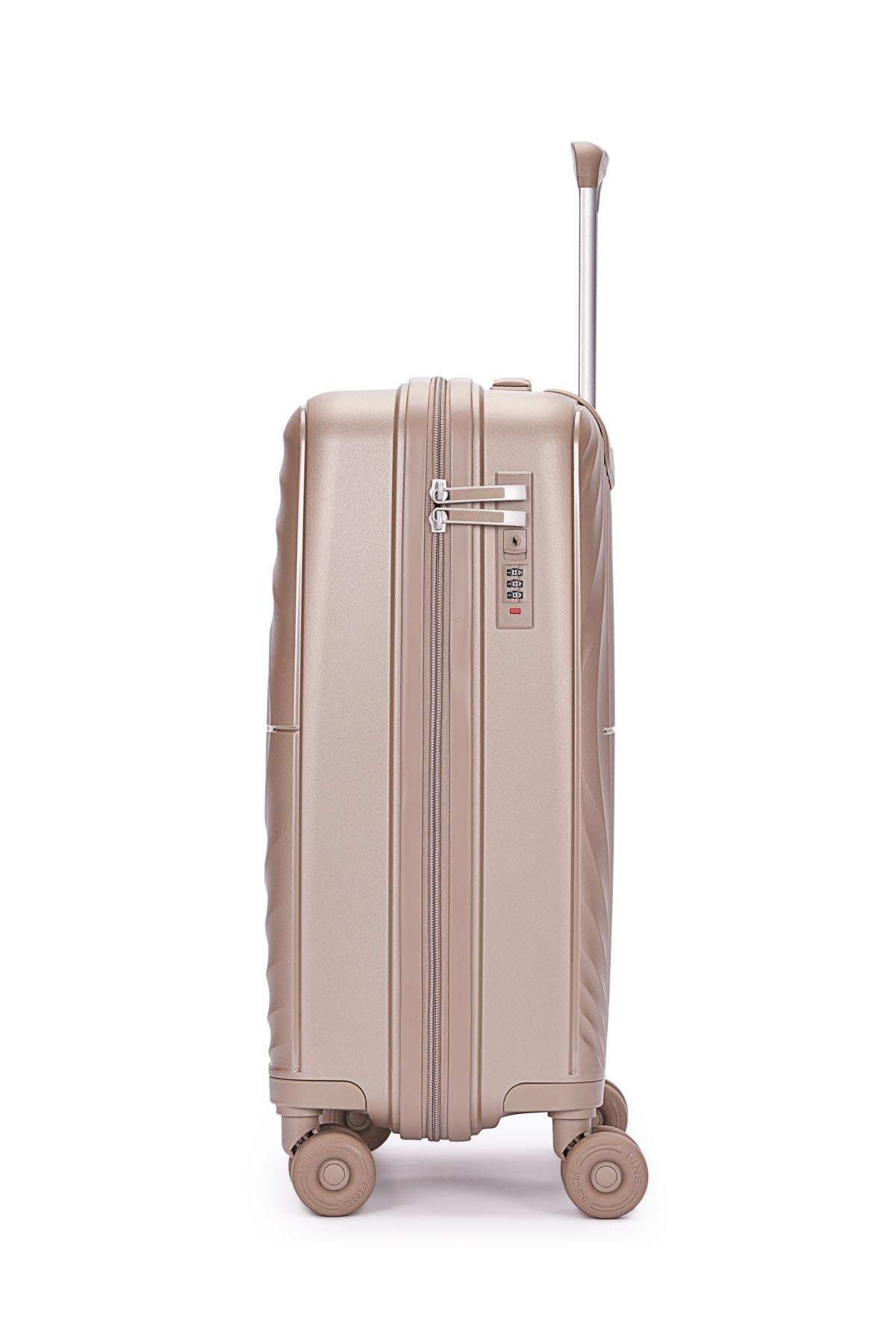 Benetton Kabin Boy %100 Polipropilen Valiz Şampanya 14Bnt8002