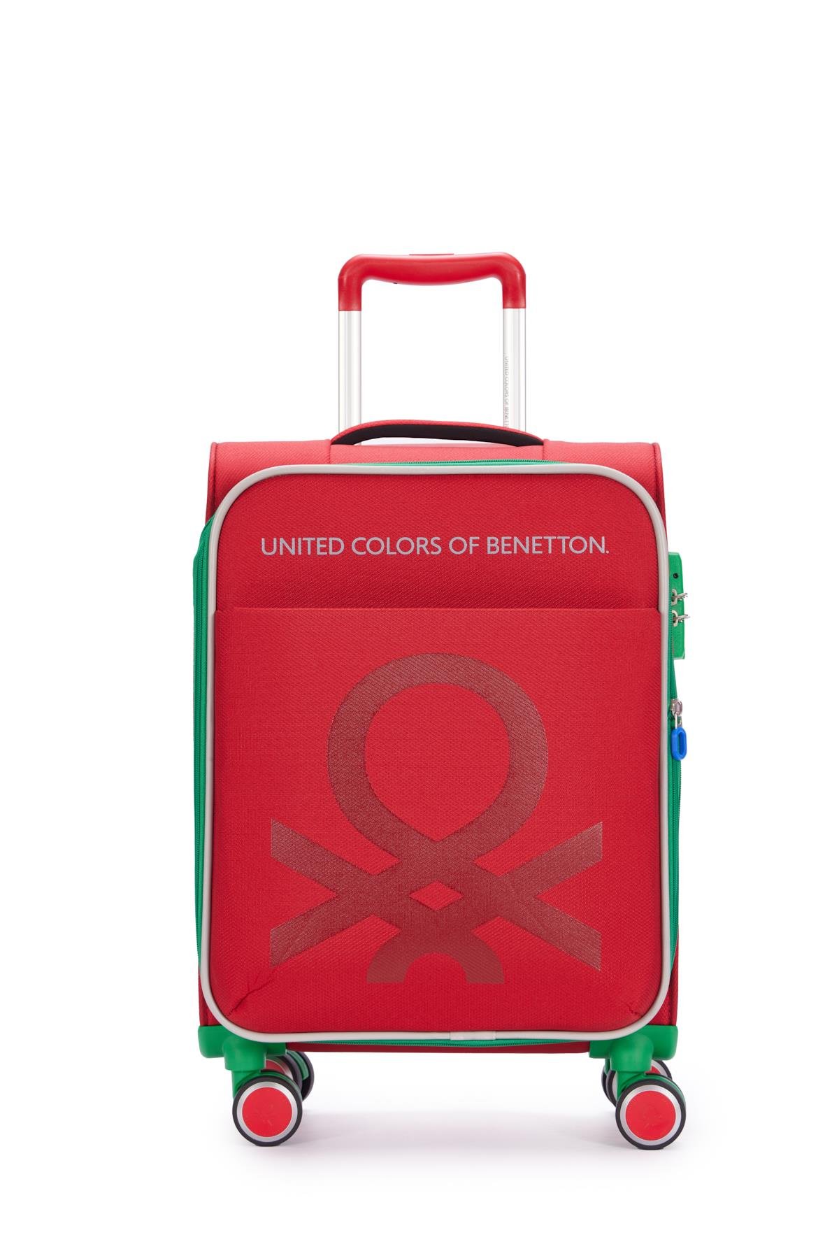 Benetton Kabin Boy Kumaş Valiz Kırmızı Bnt2200