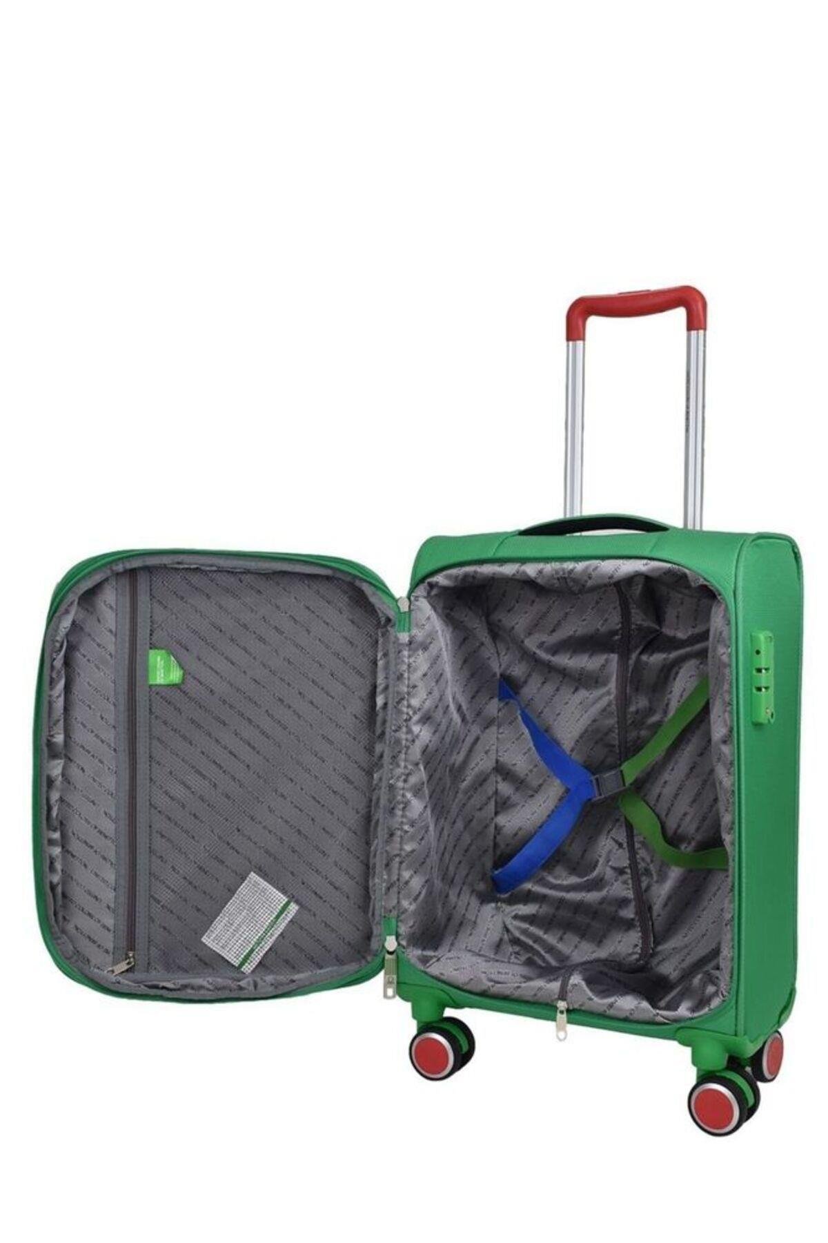 Benetton Kabin Boy Kumaş Valiz Yeşil Bnt2100