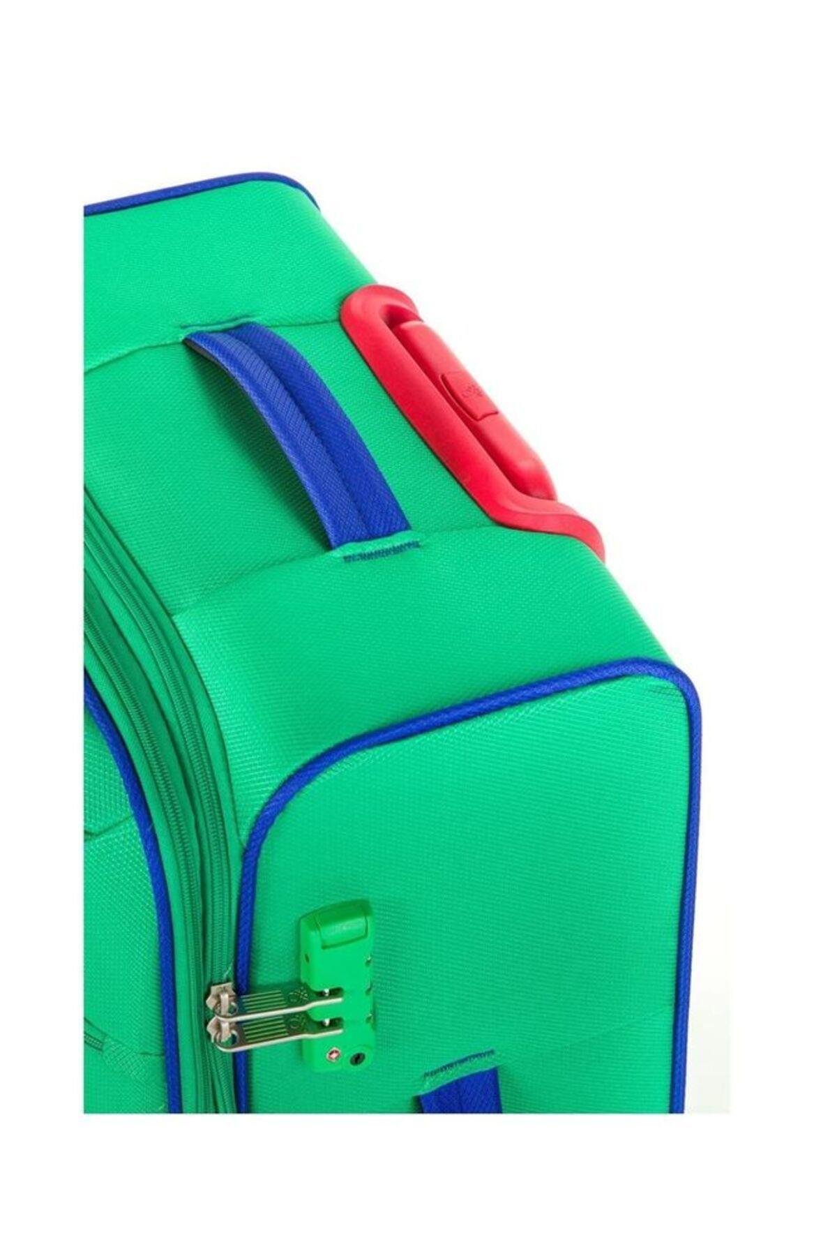 Benetton Kabin Boy Kumaş Valiz Yeşil Bnt2100