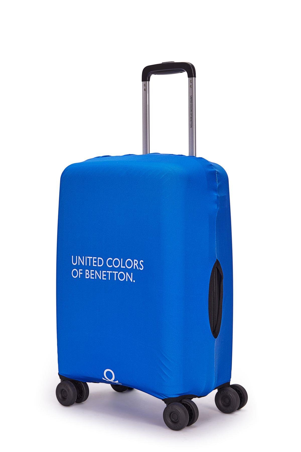 Benetton Kabin Boy Valiz Kılıfı Sax Mavi 14BNT100-KLF-03