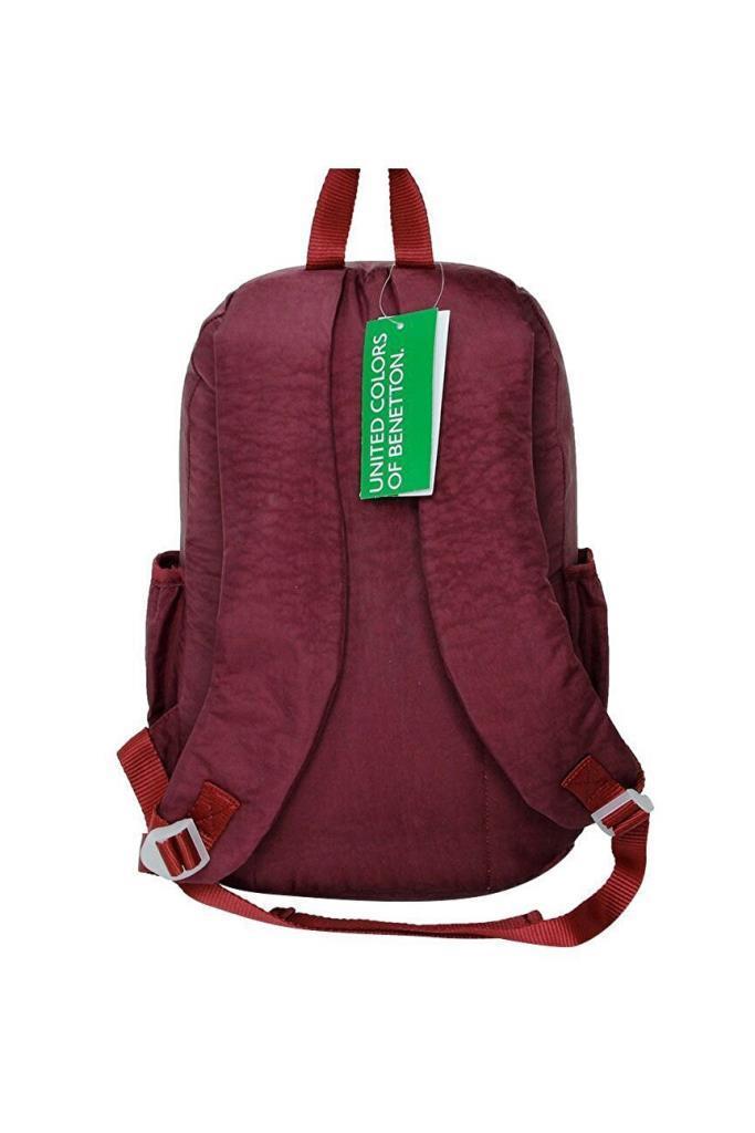Benetton Okul Sırt Çantası Bordo 70016