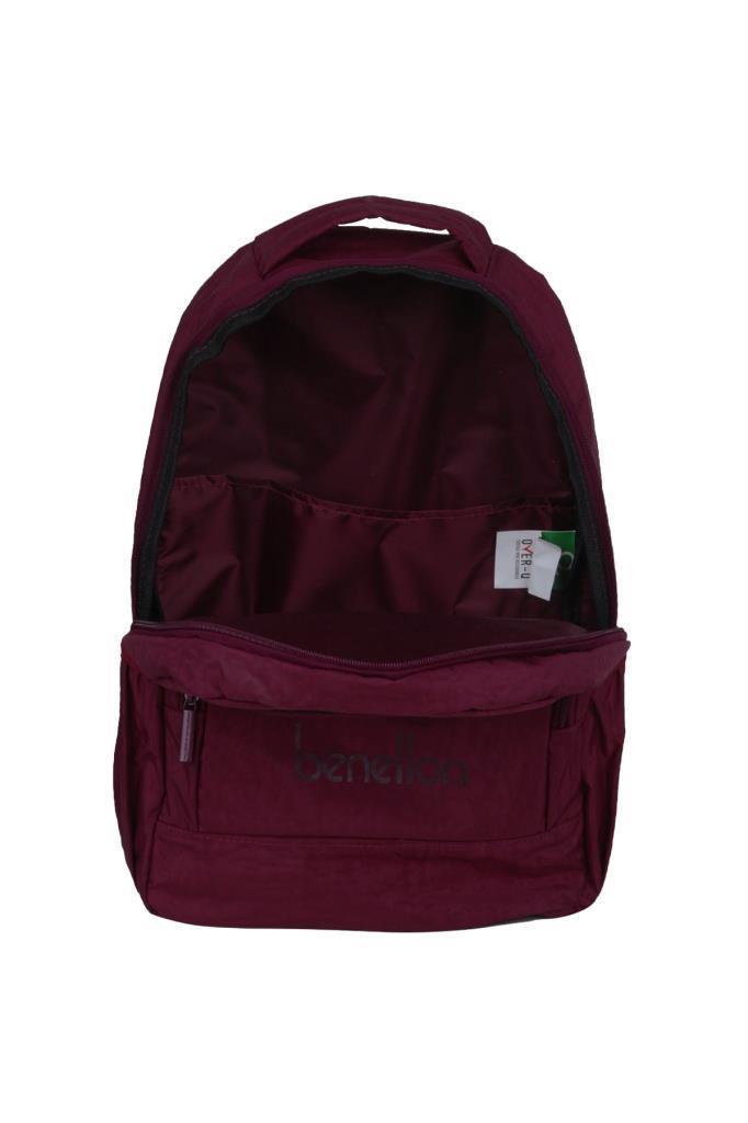 Benetton Okul Sırt Çantası Mor 70017