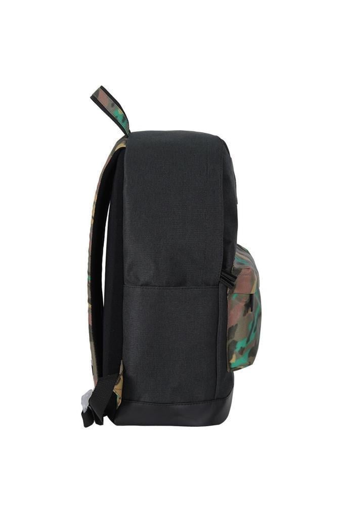Benetton Okul Sırt Çantası Siyah Kamuflaj