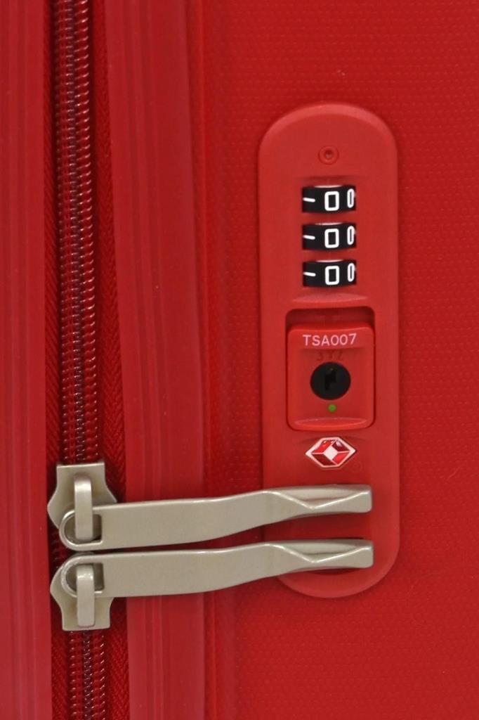 Benetton Orta Boy %100 Polipropilen Valiz Kırmızı Bnt1000