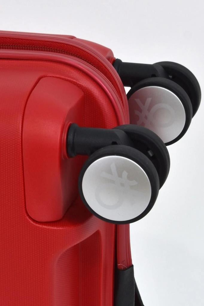 Benetton Orta Boy %100 Polipropilen Valiz Kırmızı Bnt1000