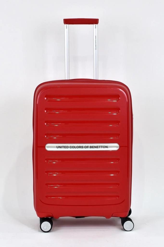 Benetton Orta Boy %100 Polipropilen Valiz Kırmızı Bnt1000