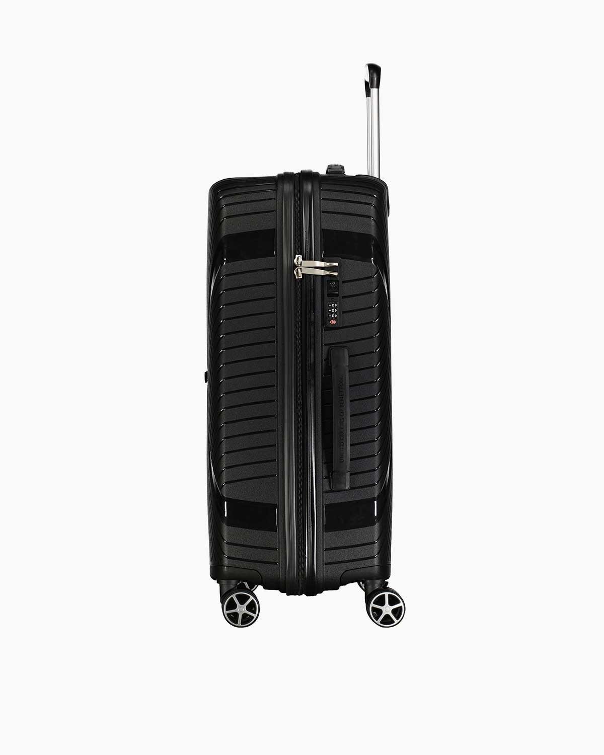 Benetton Orta Boy %100 Polipropilen Valiz Siyah Bnt3000