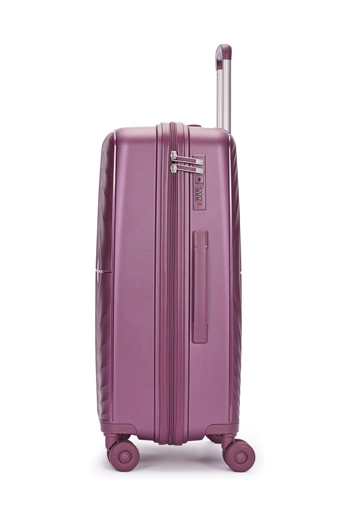 Benetton Orta Boy %100 Polipropilen Valiz Bordo 14Bnt8002