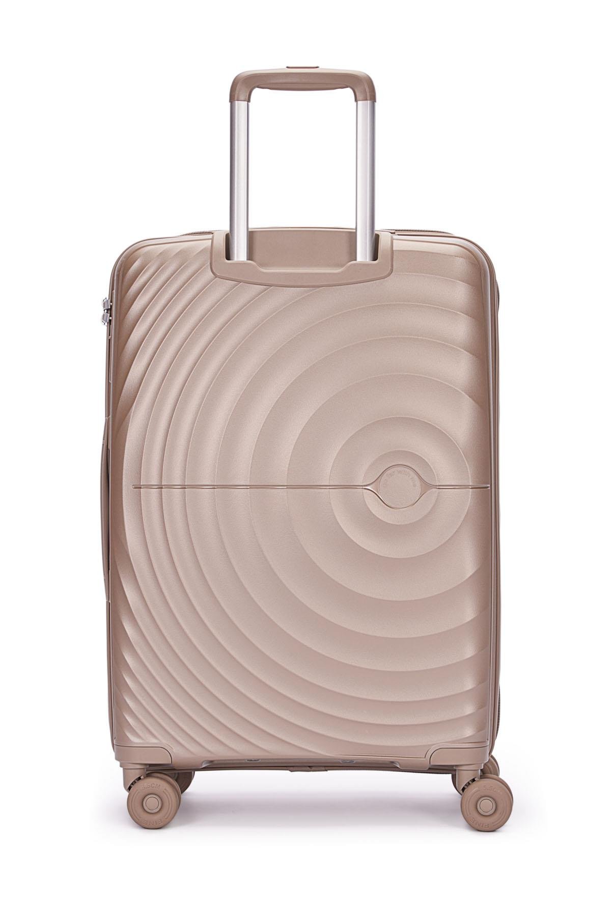 Benetton Orta Boy %100 Polipropilen Valiz Şampanya 14Bnt8002