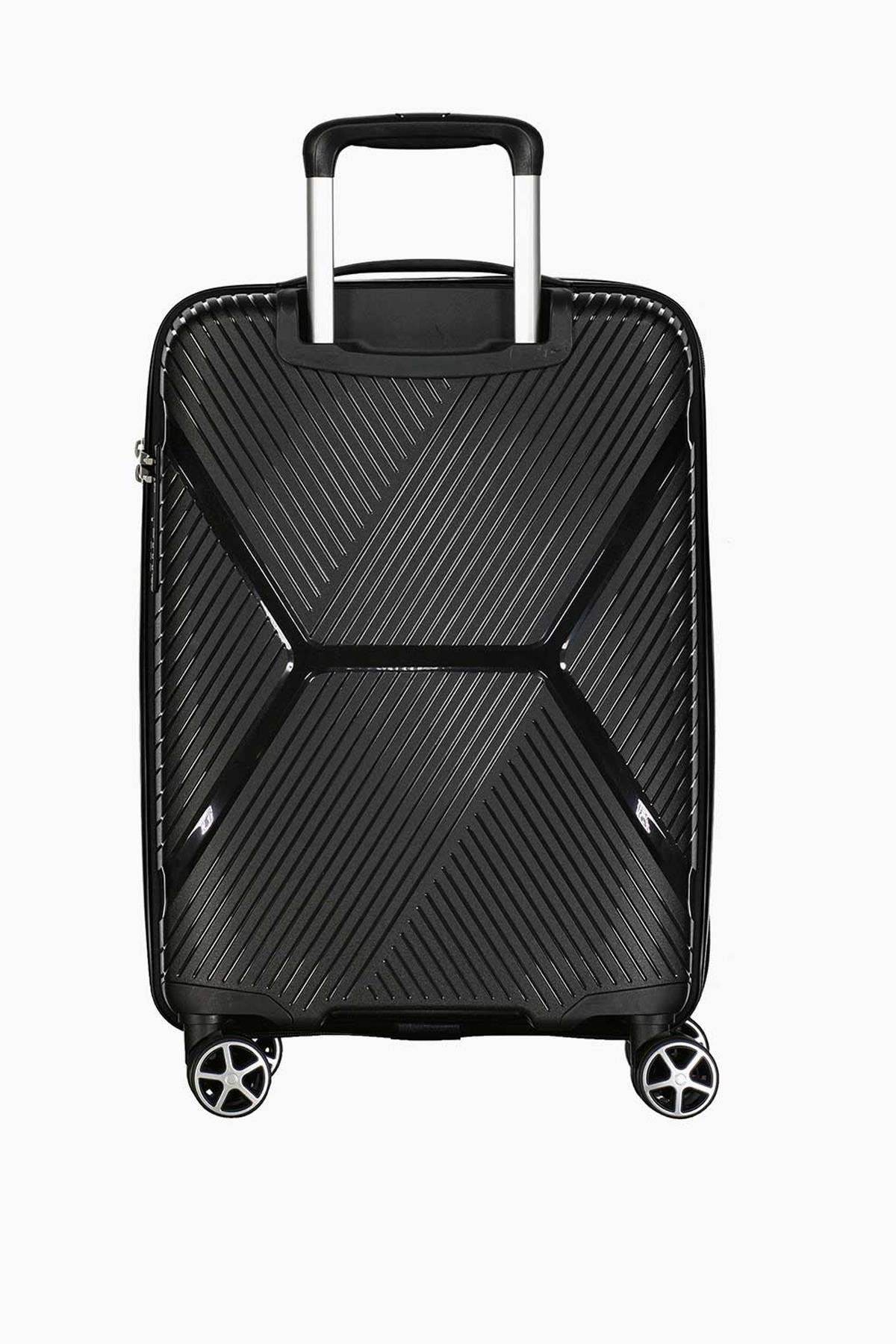 Benetton Polipropilen 2'Li Valiz Seti Siyah BNT3000 (ORTA + KABİN)