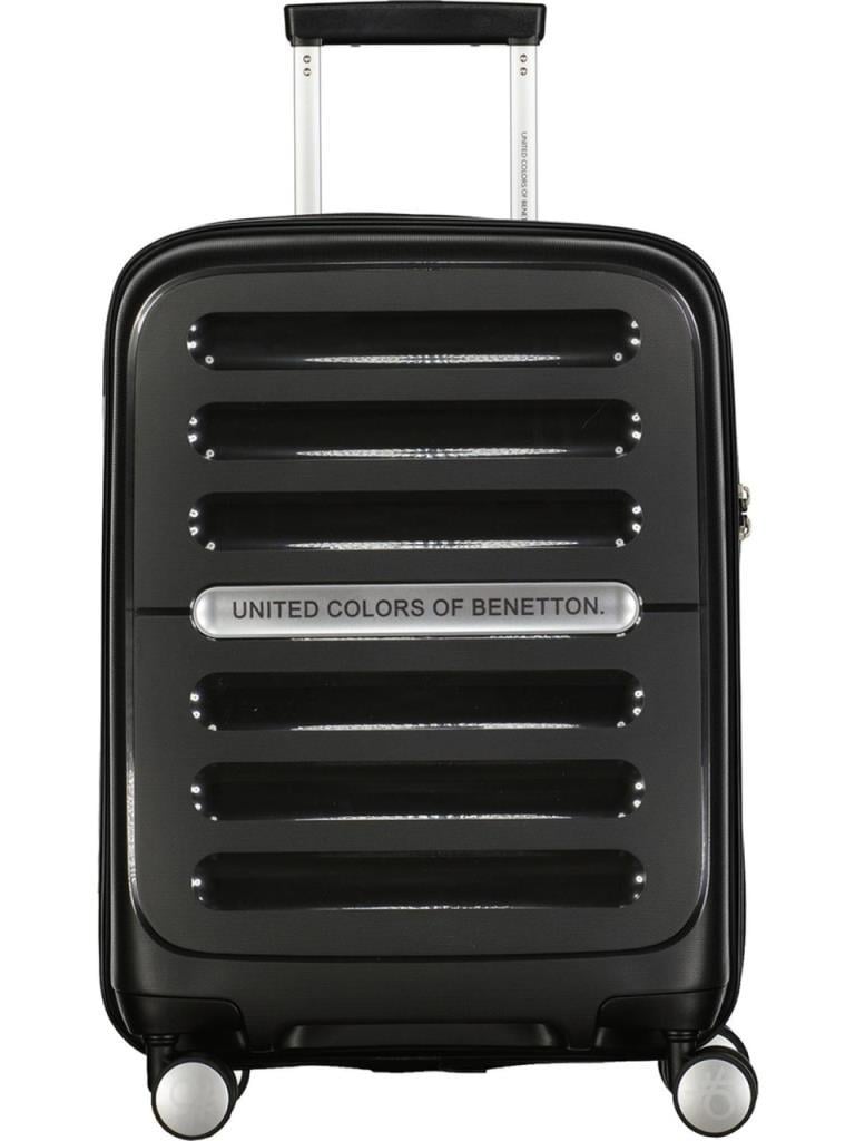 Benetton Polipropilen Kırılmaz 3'lü Valiz Seti Siyah BNT1000