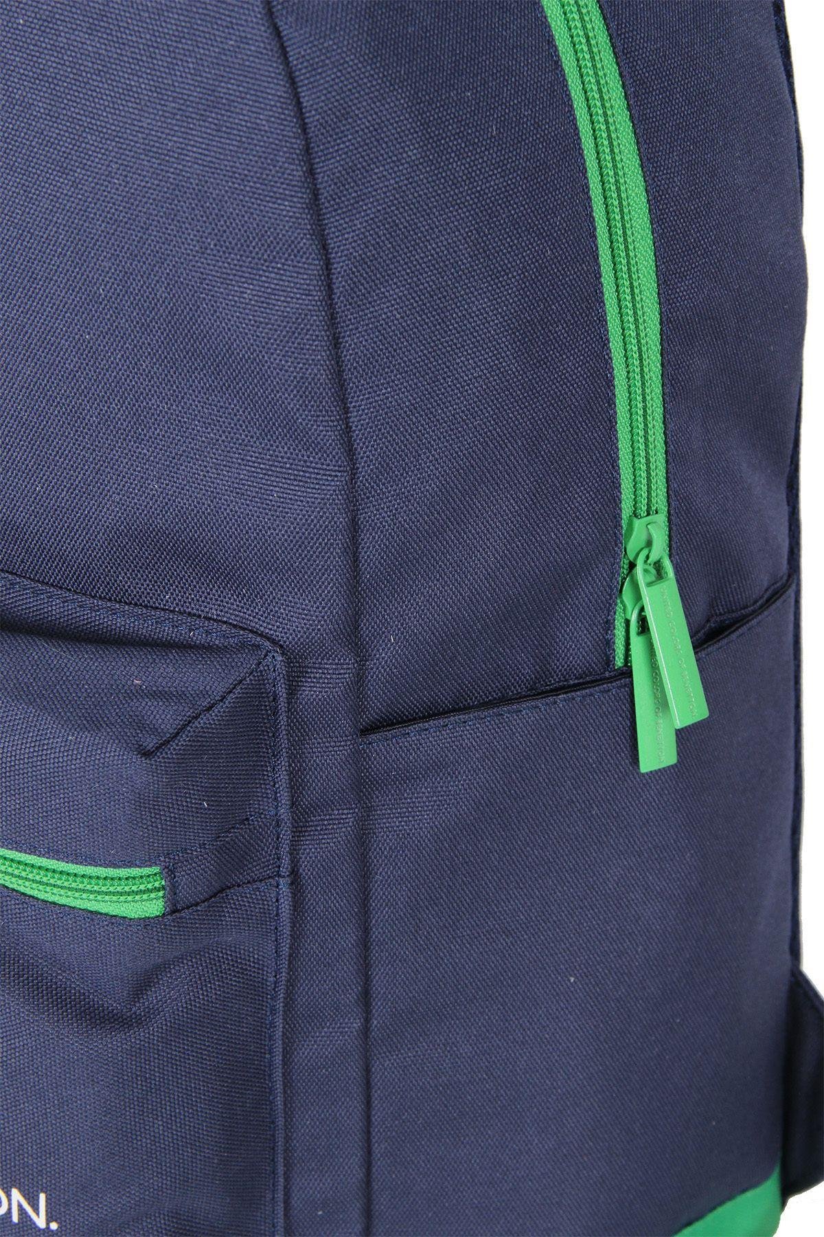 Benetton Unisex Lacivert Okul Sırt Çantası 70415