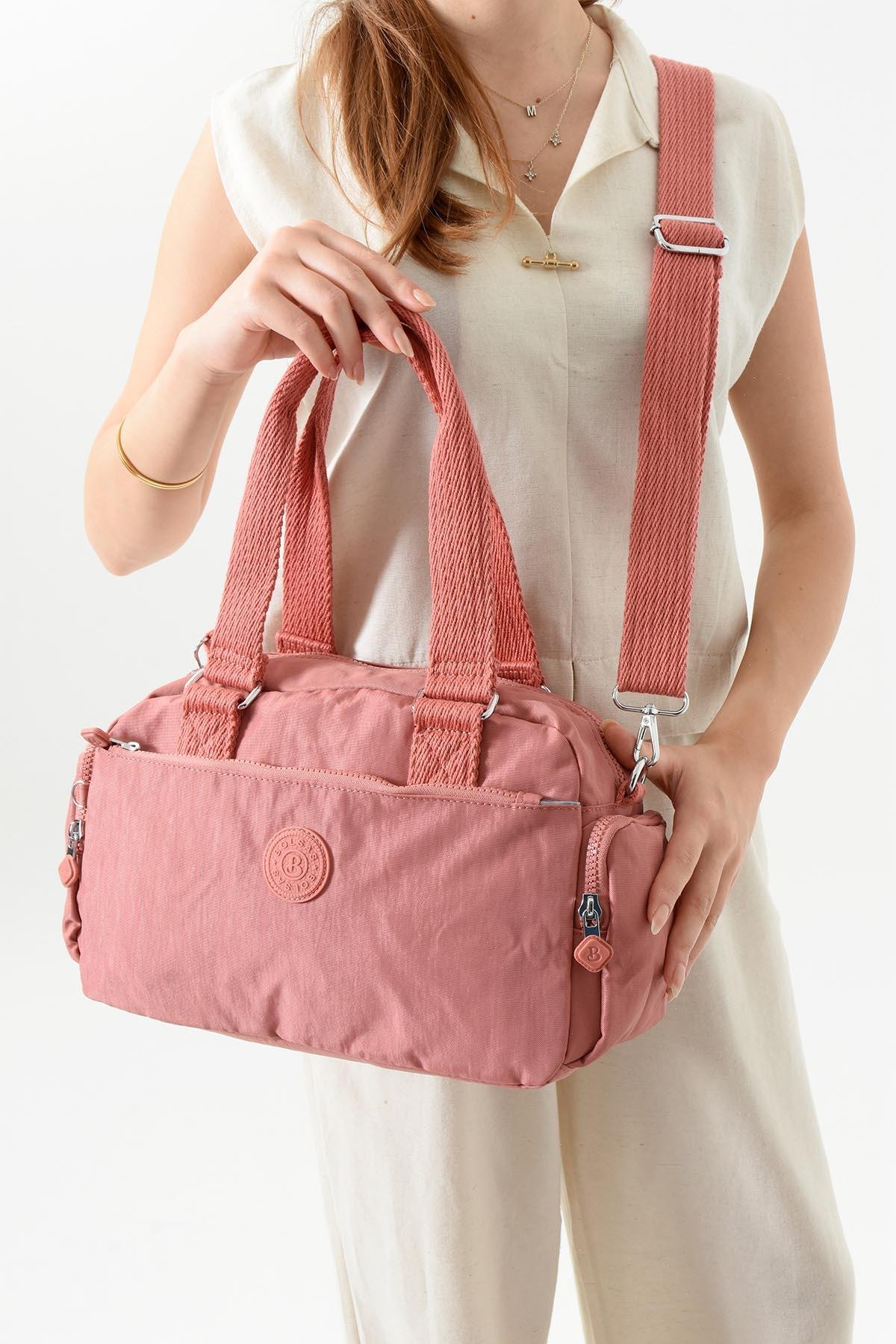 Bolsas Çapraz Askılı Kadın Çanta Gül Kurusu 1070