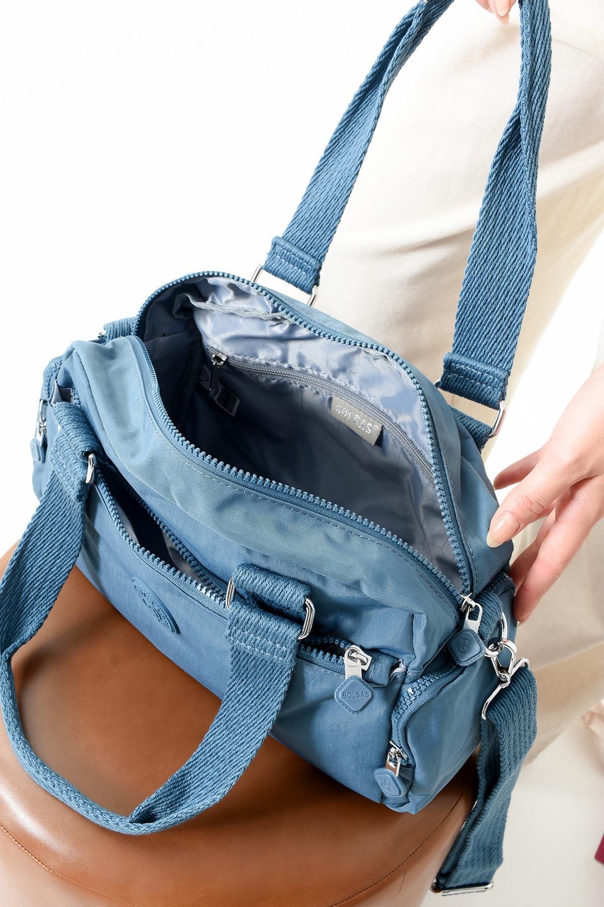 Bolsas Çapraz Askılı Kadın Çanta Mavi 1070