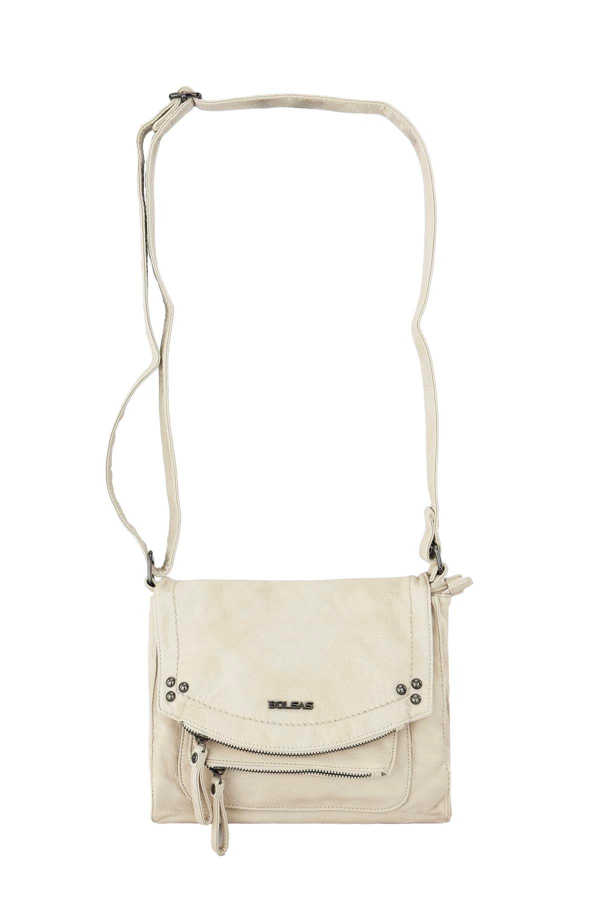 Bolsas Kadın Çapraz  Çanta Bej 1043