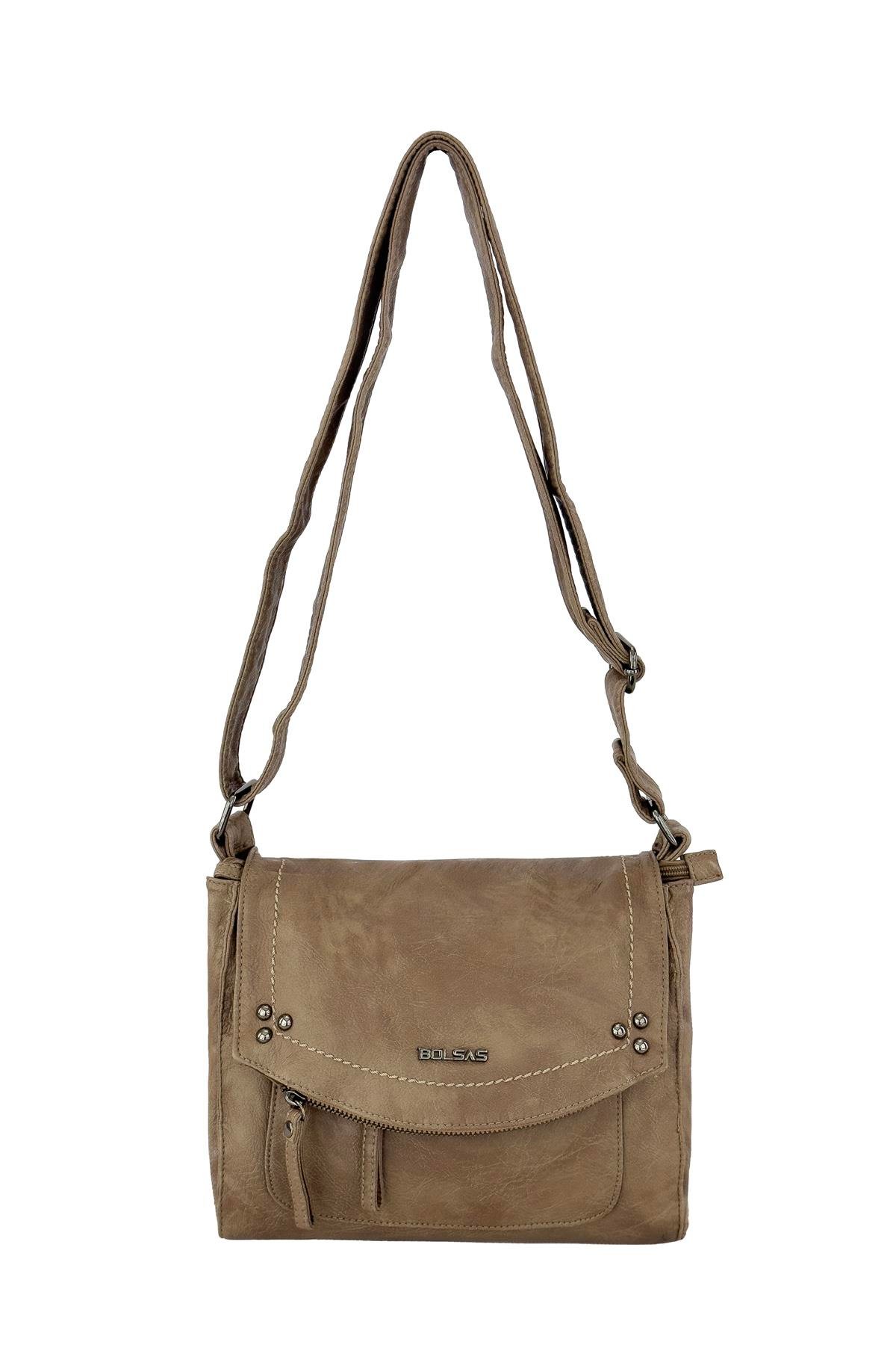 Bolsas Kadın Çapraz  Çanta Vizon 1043