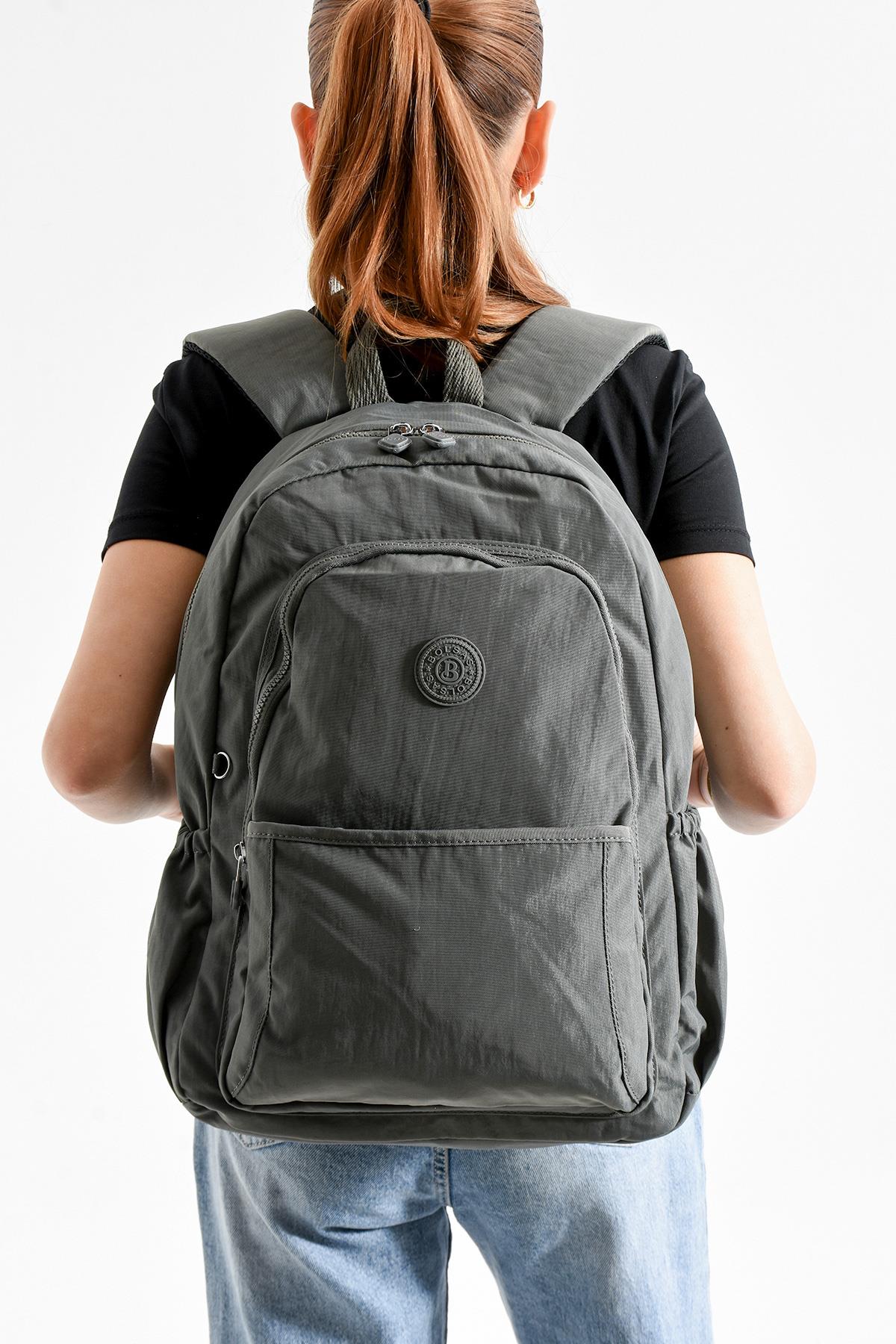 Bolsas Kadın Okul Sırt Çanta Gri 1090