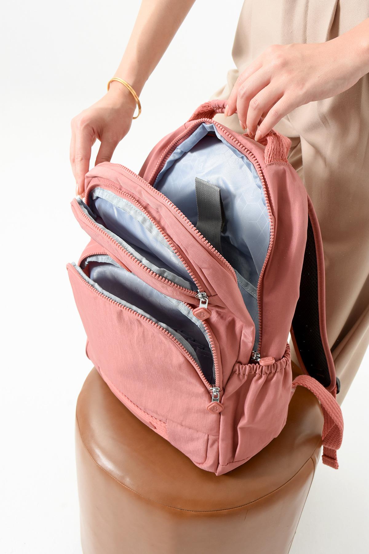 Bolsas Kadın Okul Sırt Çanta Gül Kurusu 1093