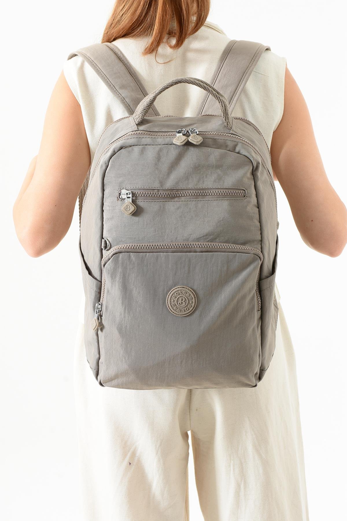 Bolsas Kadın Okul Sırt Çanta Kum 1086