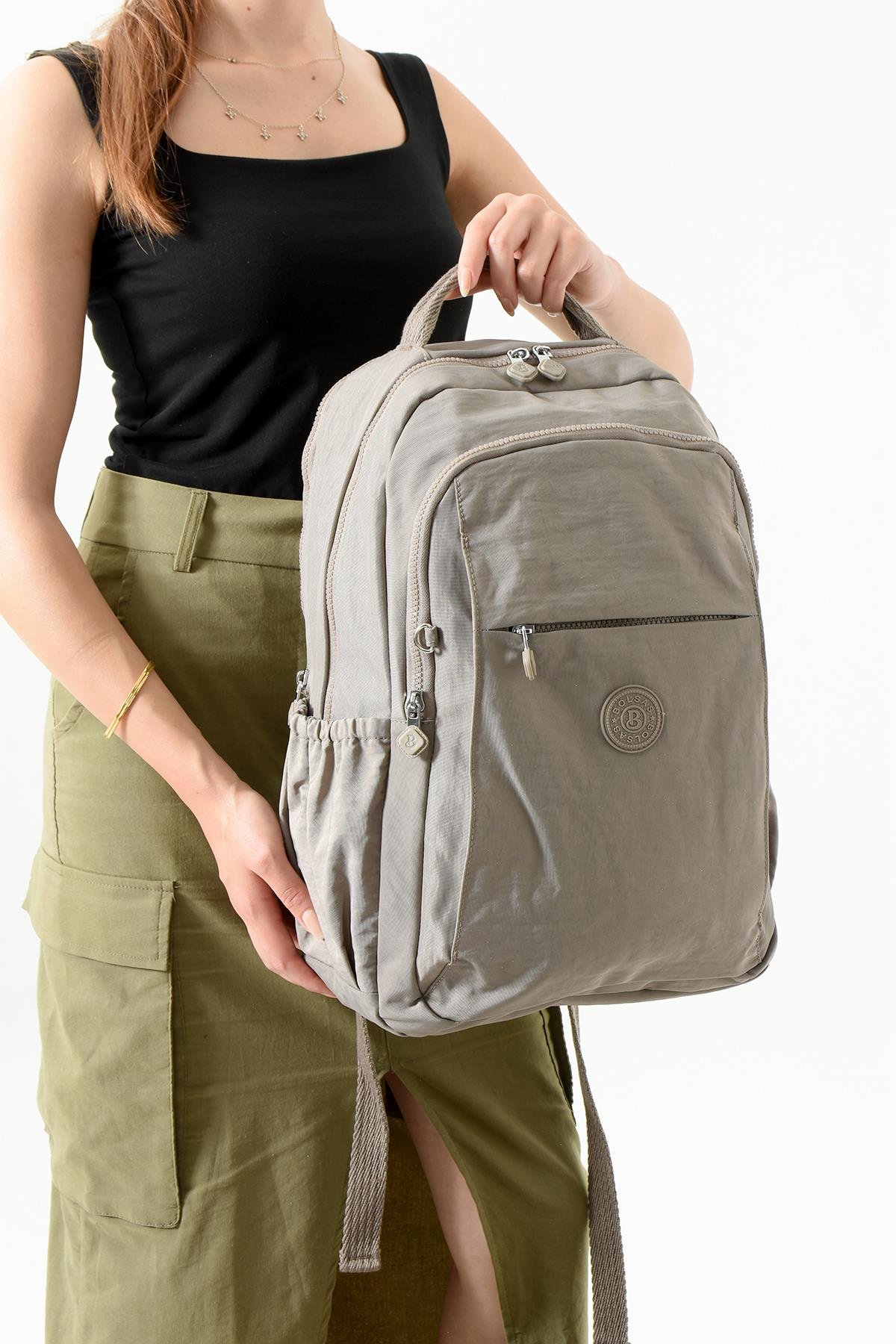 Bolsas Kadın Okul Sırt Çanta Kum 1092