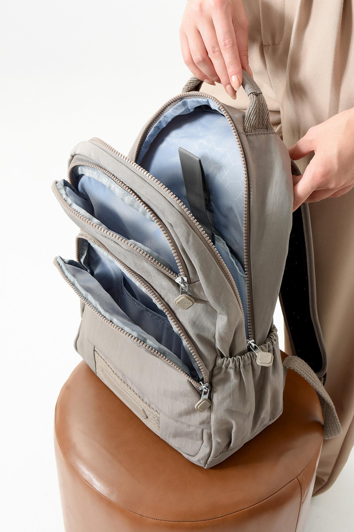 Bolsas Kadın Okul Sırt Çanta Kum 1093