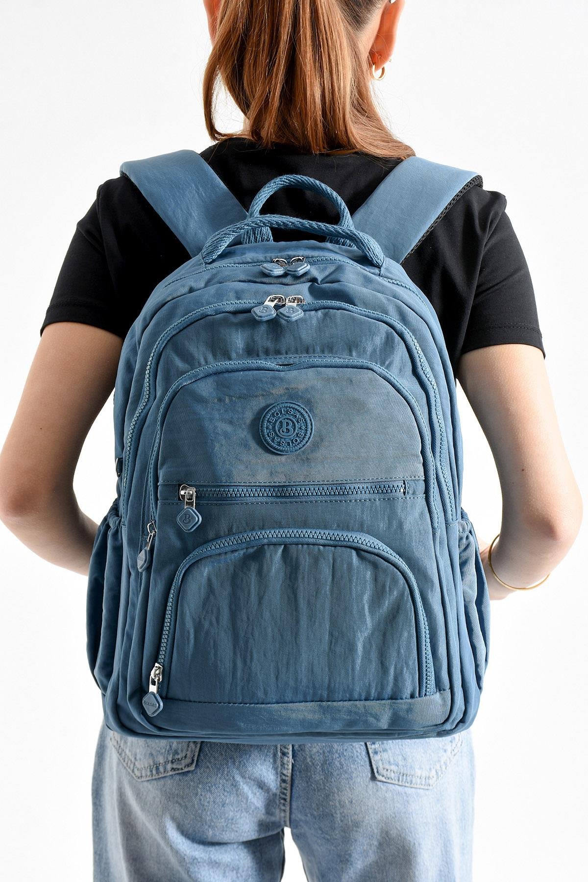 Bolsas Kadın Okul Sırt Çanta Mavi 1087