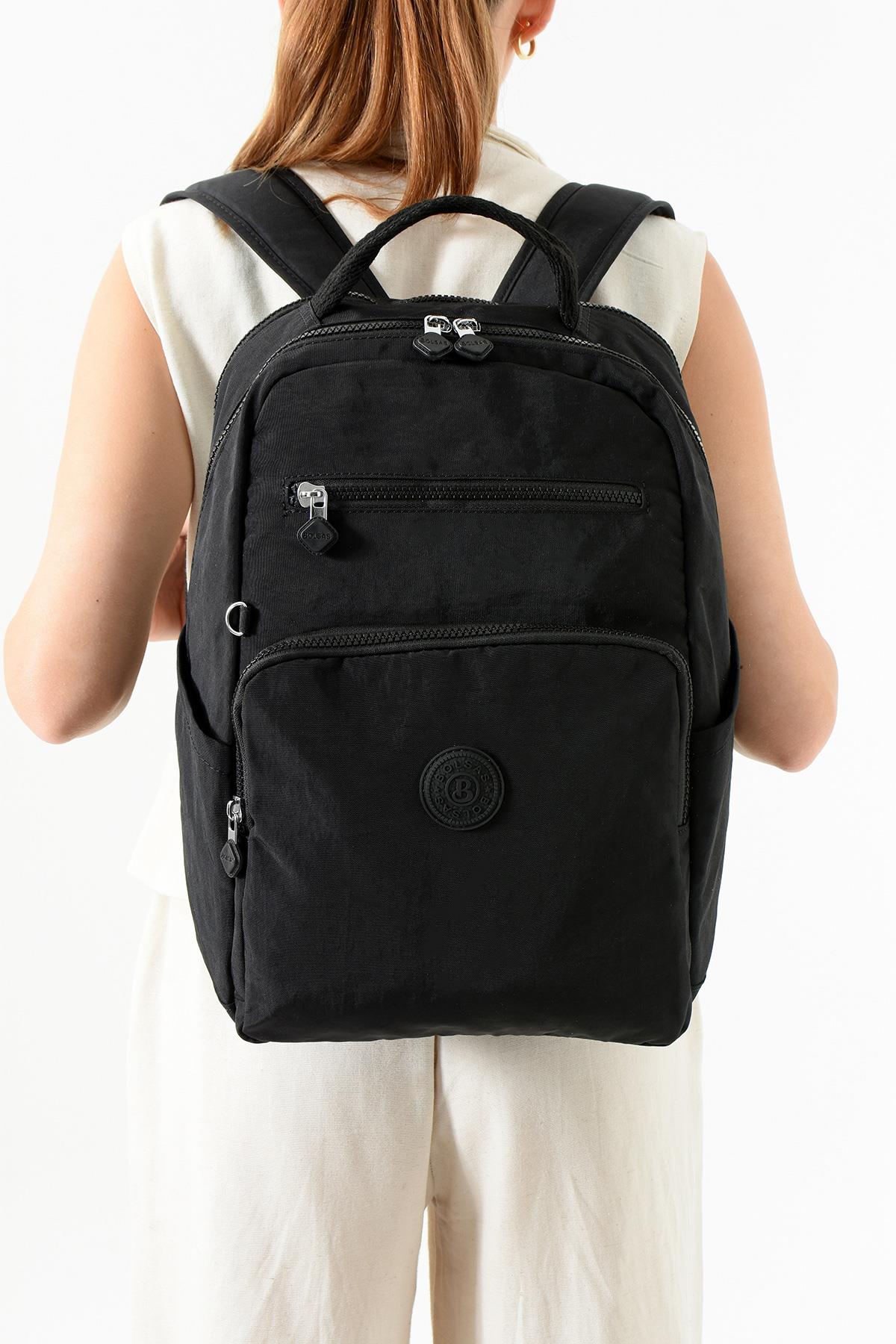 Bolsas Kadın Okul Sırt Çanta Siyah 1086