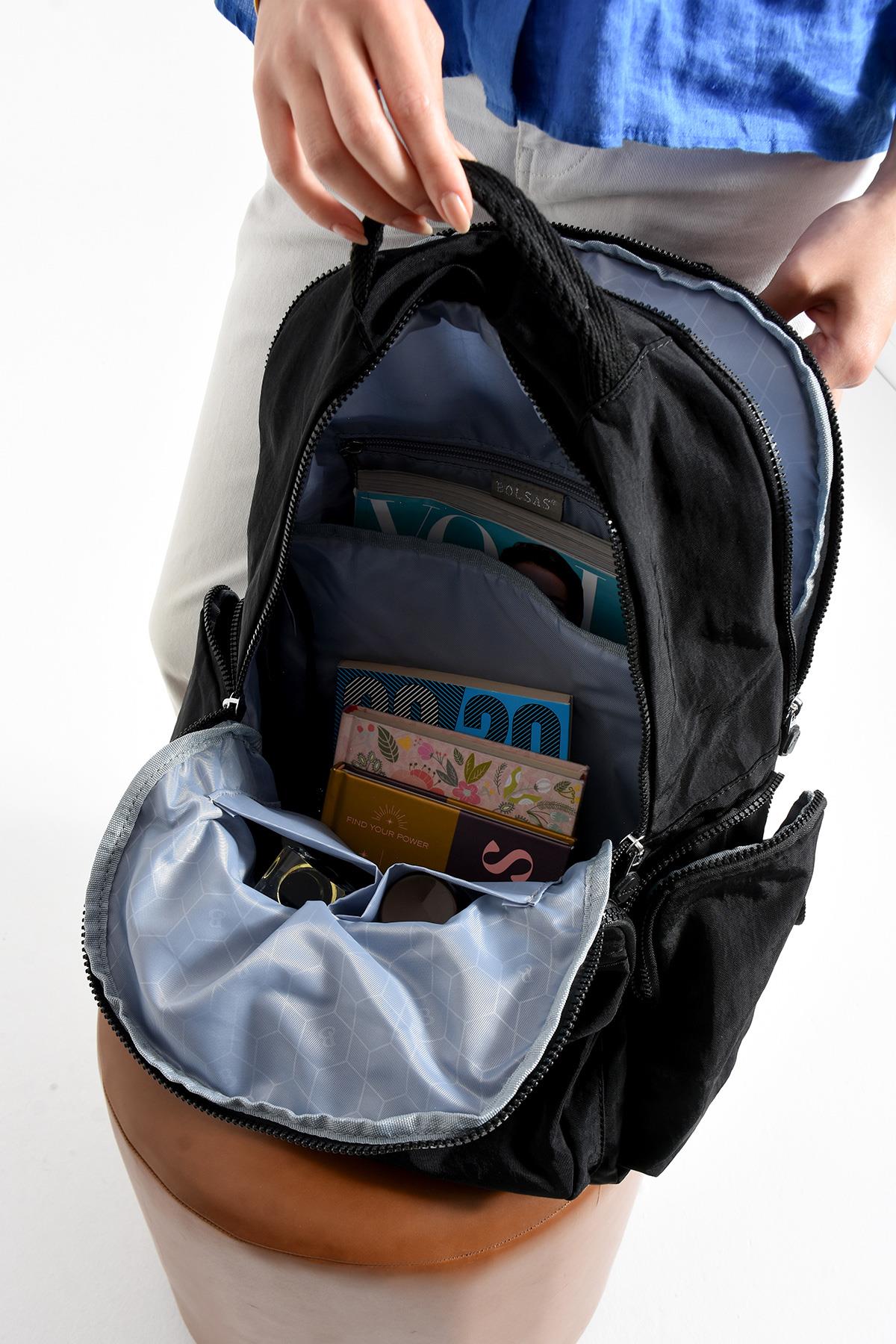 Bolsas Kadın Okul Sırt Çanta Siyah 1094