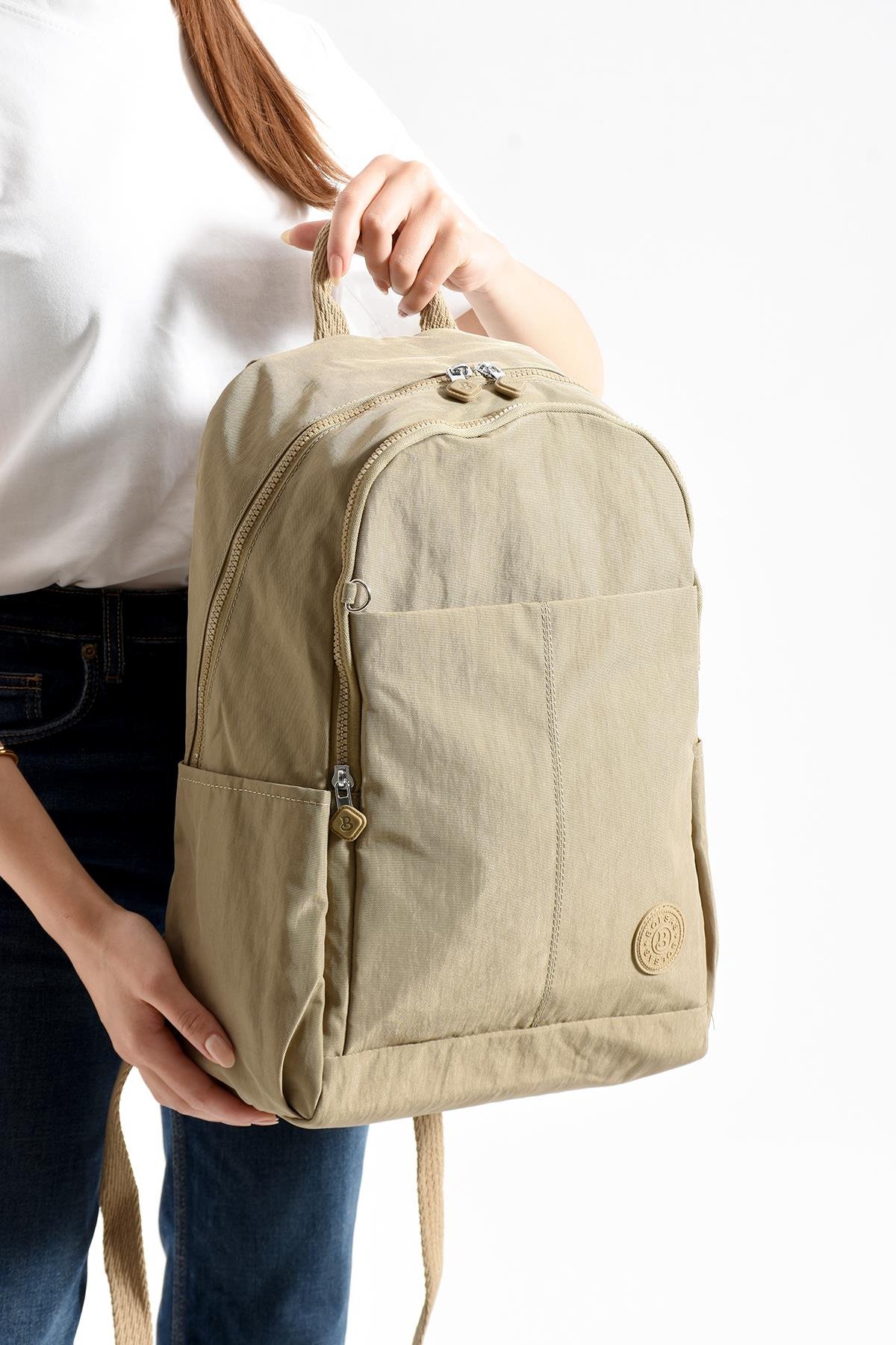 Bolsas Kadın Okul Sırt Çanta Vizon 1089