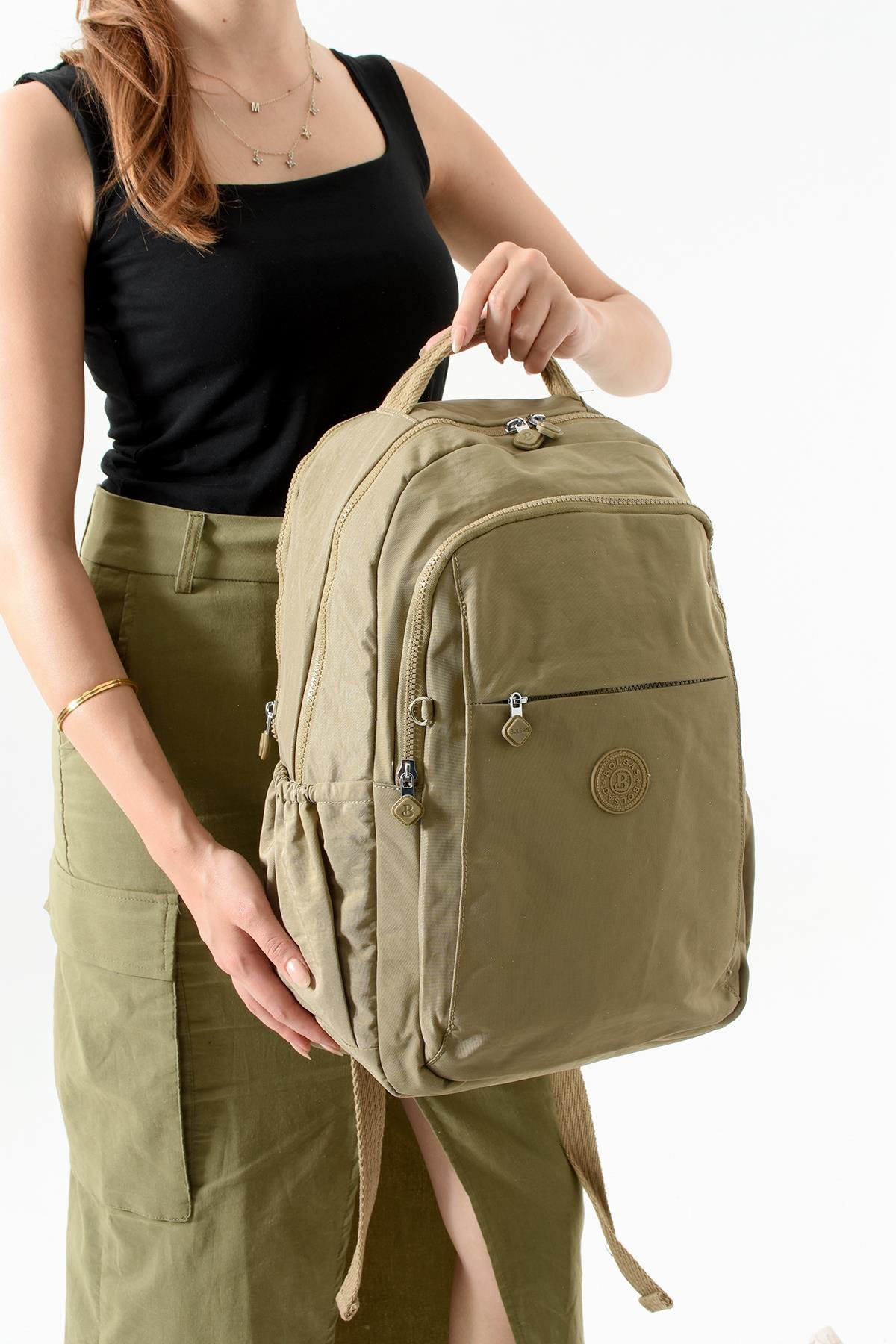 Bolsas Kadın Okul Sırt Çanta Vizon 1092