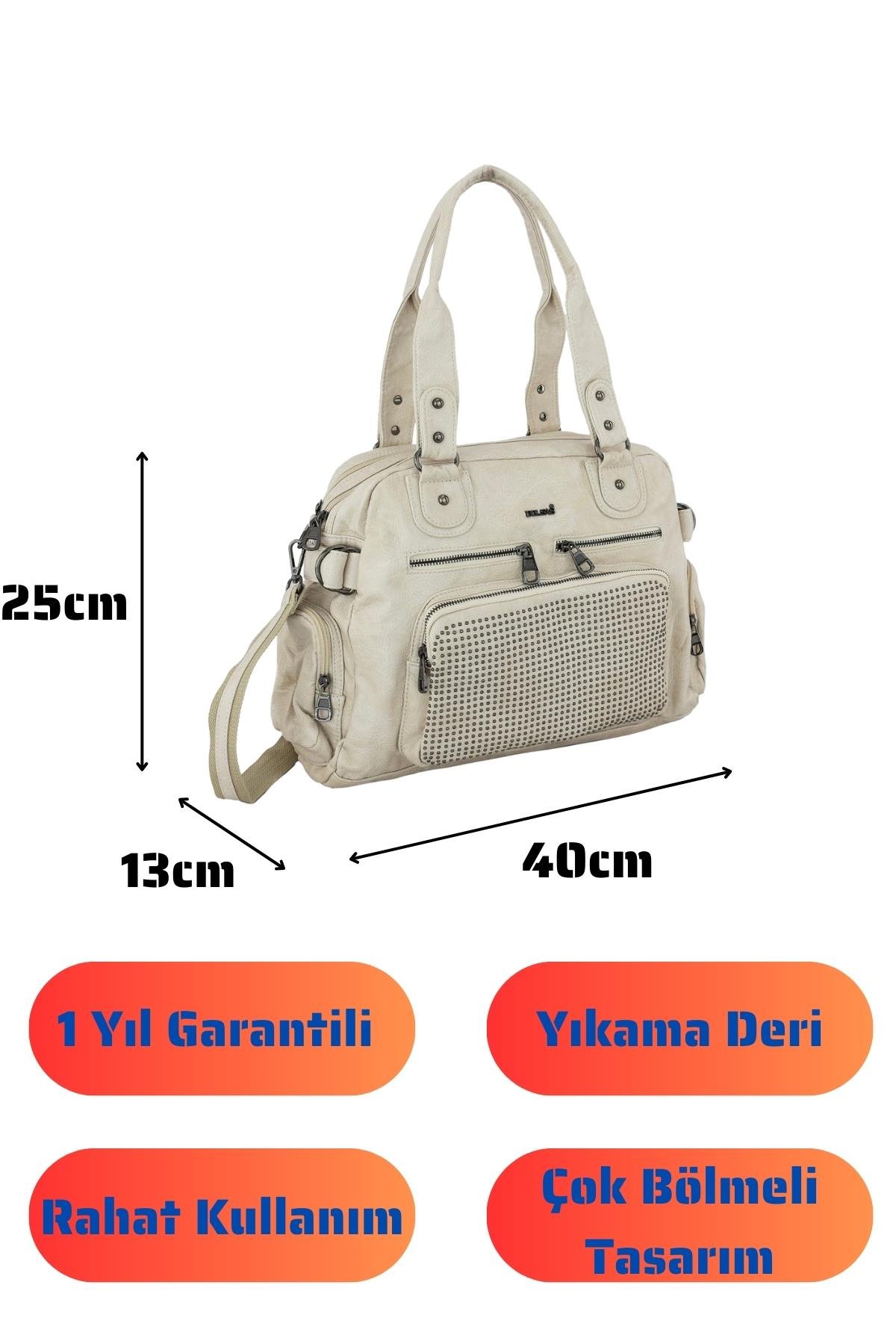 Bolsas Kadın Omuz Çanta Bej 1036