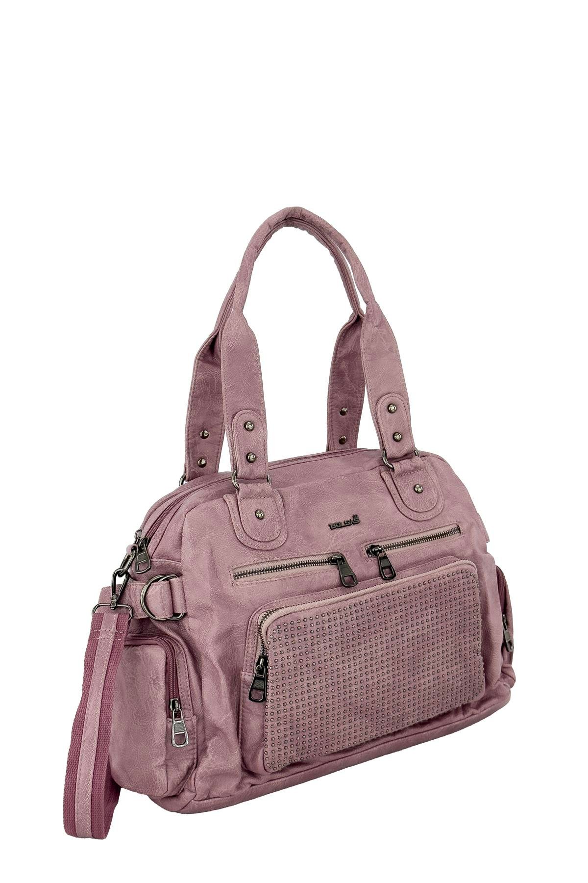 Bolsas Kadın Omuz Çanta Pudra 1036