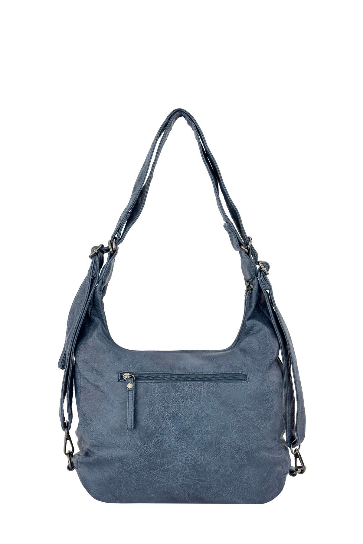Bolsas Kadın Omuz ve Sırt  Çanta Mavi 1037