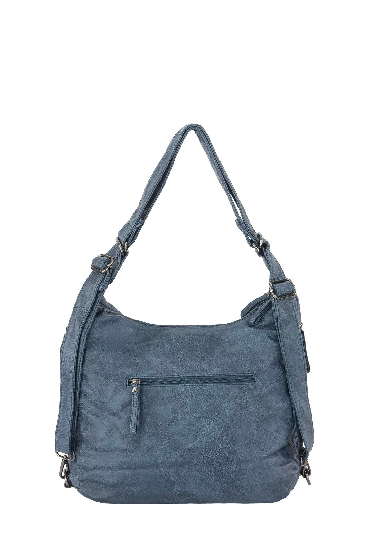 Bolsas Kadın Omuz ve Sırt  Çanta Mavi 1038