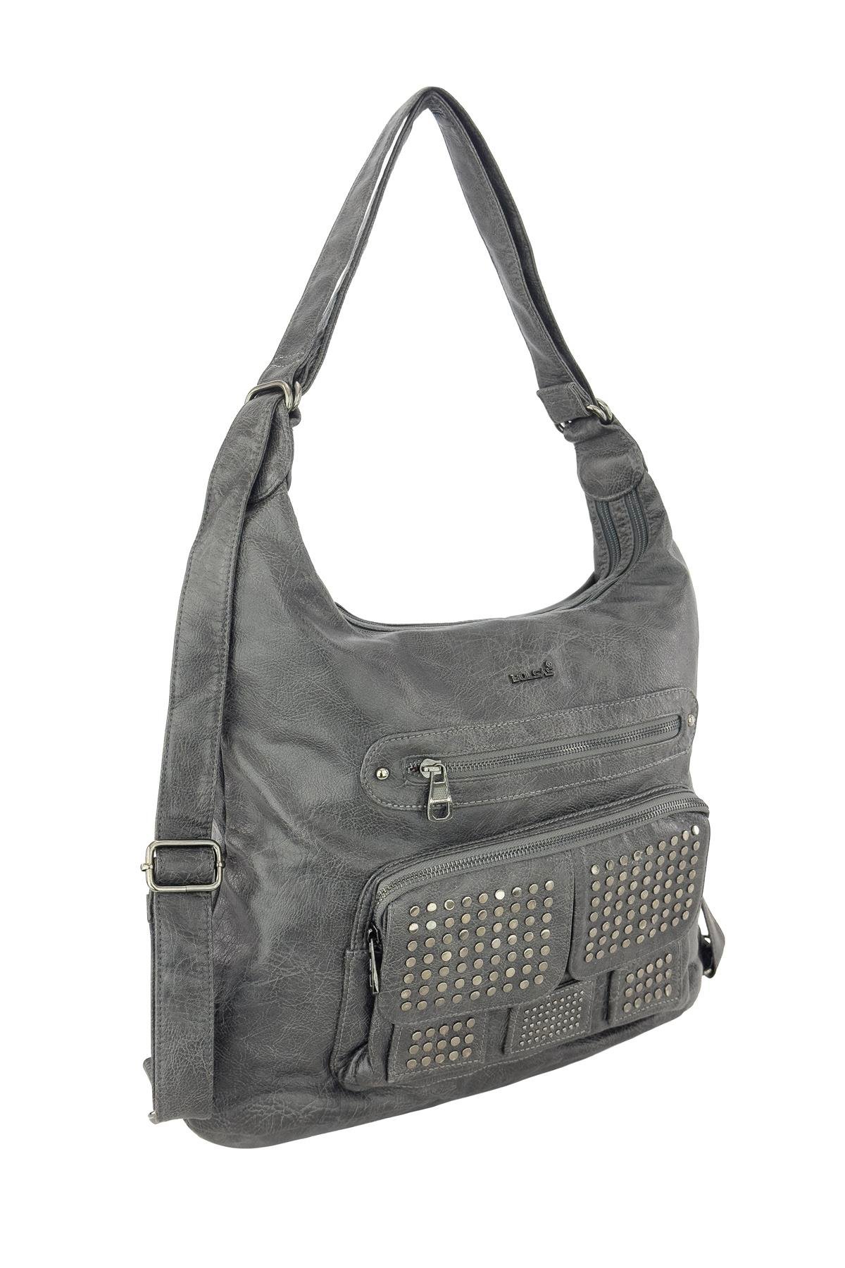 Bolsas Kadın Omuz ve Sırt  Çanta Platin 1033