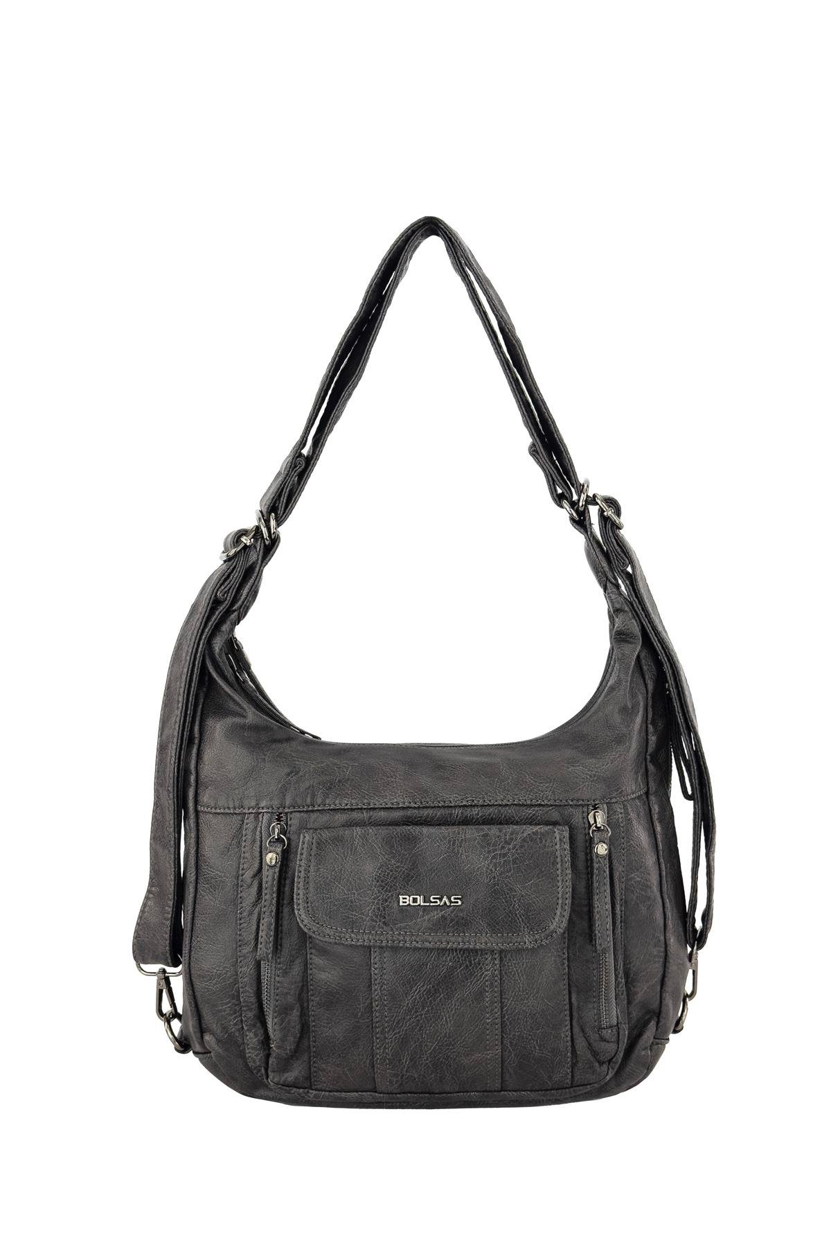 Bolsas Kadın Omuz ve Sırt  Çanta Platin 1037