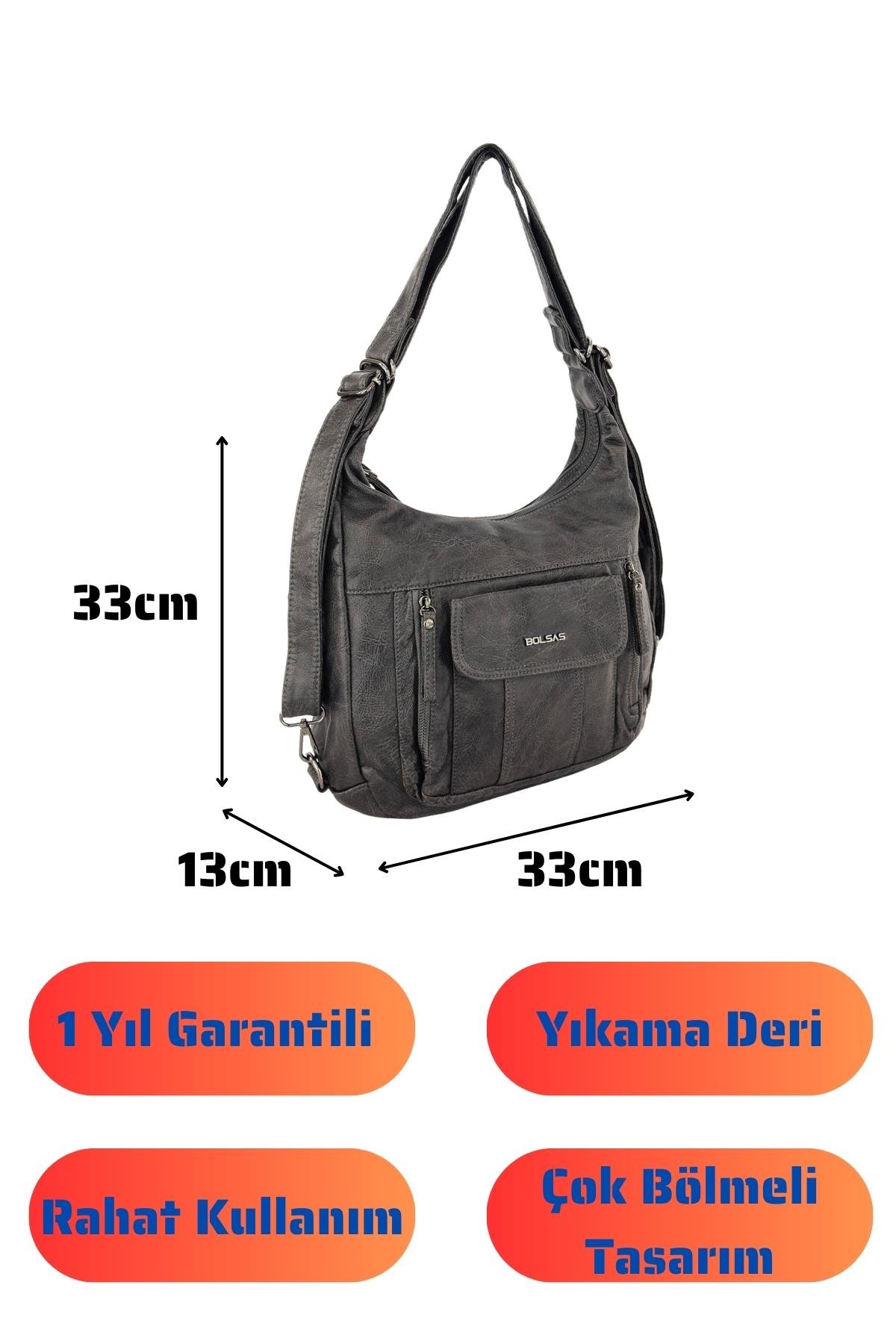 Bolsas Kadın Omuz ve Sırt  Çanta Platin 1037