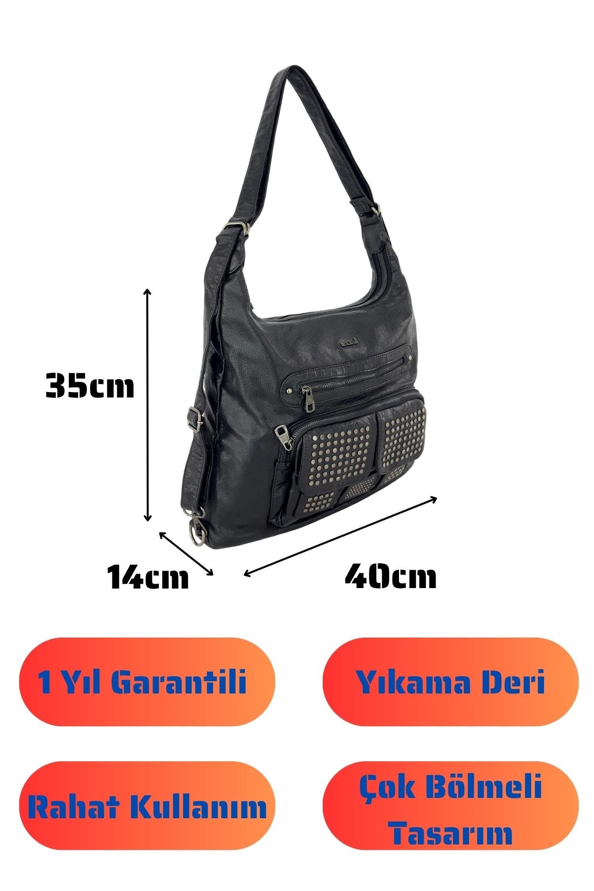 Bolsas Kadın Omuz ve Sırt  Çanta Siyah 1033