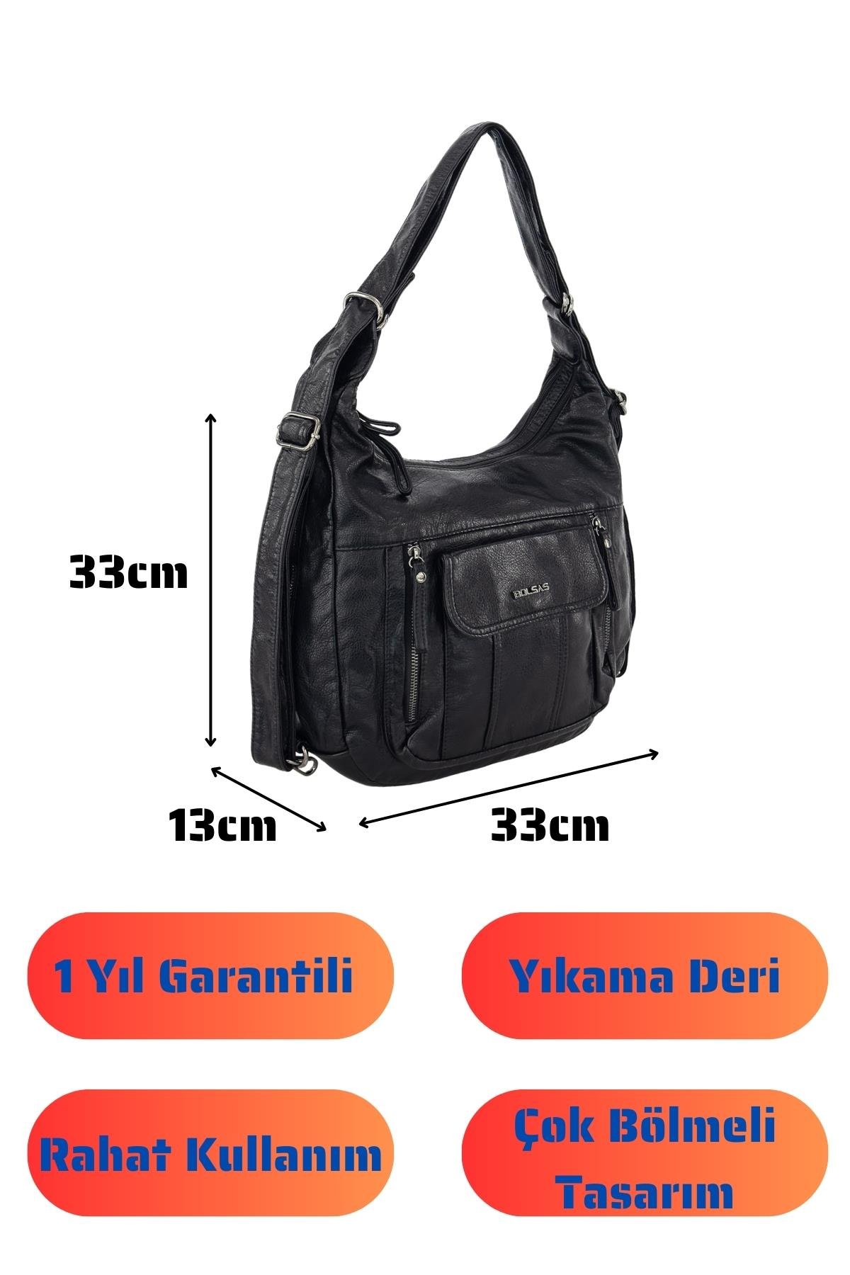 Bolsas Kadın Omuz ve Sırt  Çanta Siyah 1037